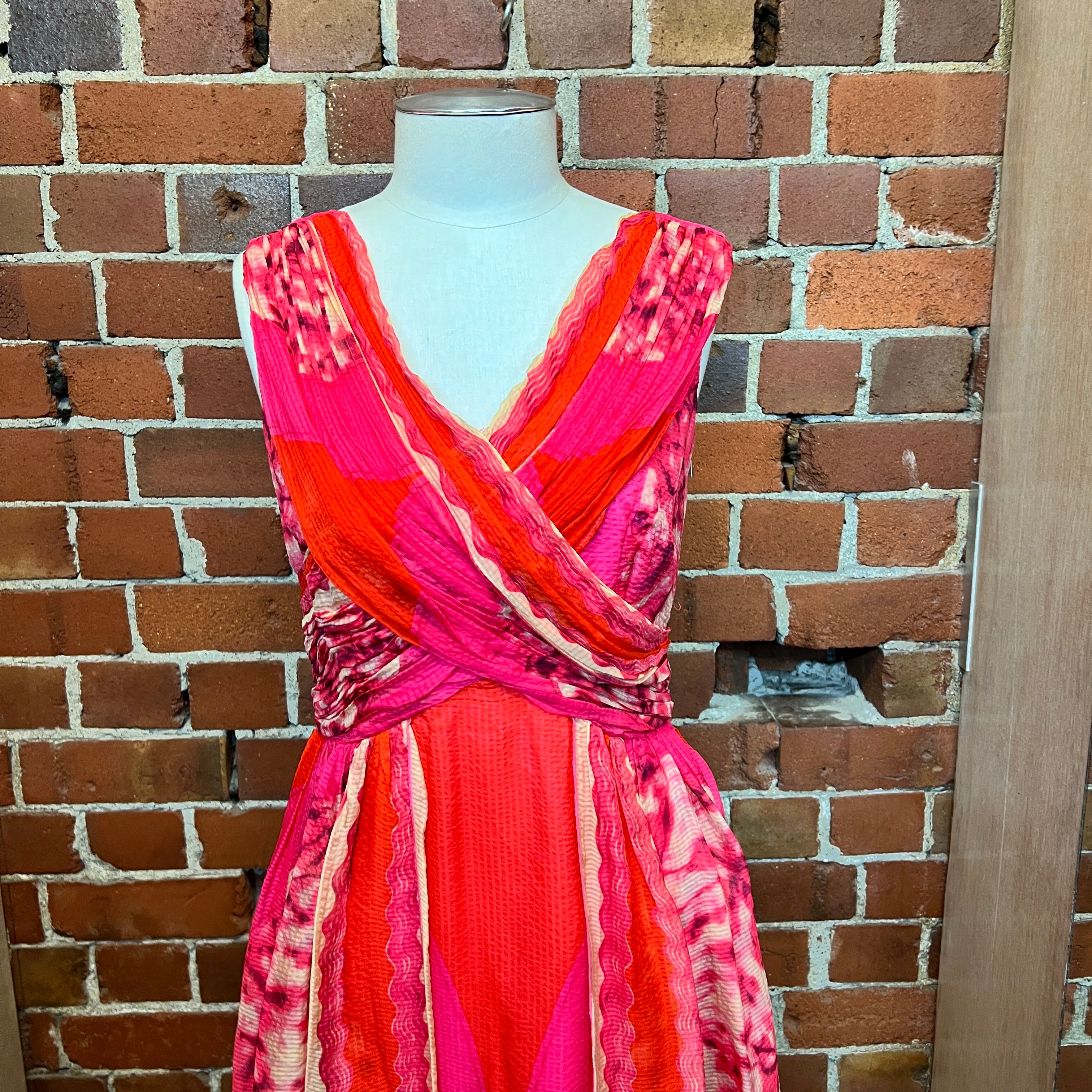 ANNA SUI 2000's silk mini dress