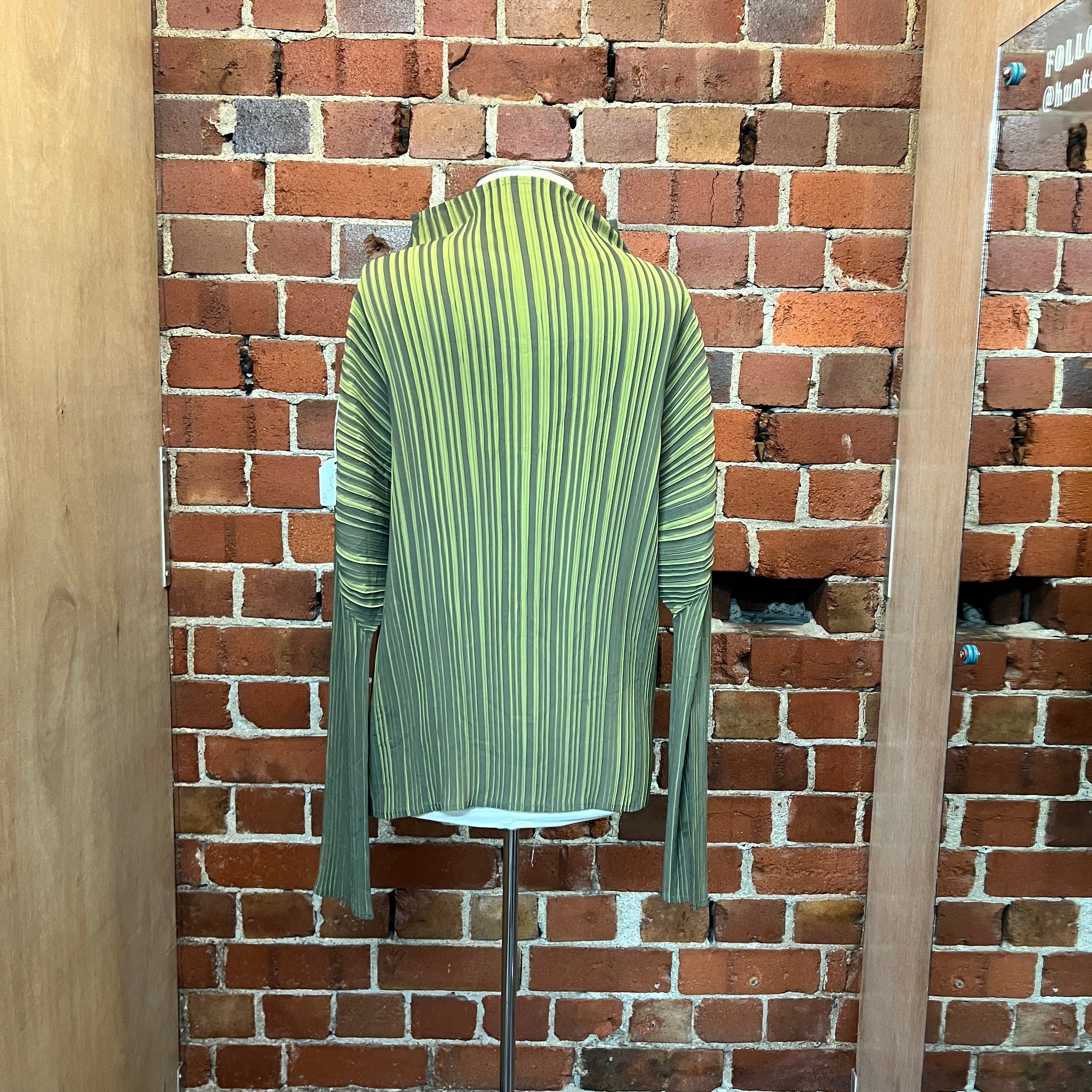 JAPANESE pleated skivvy