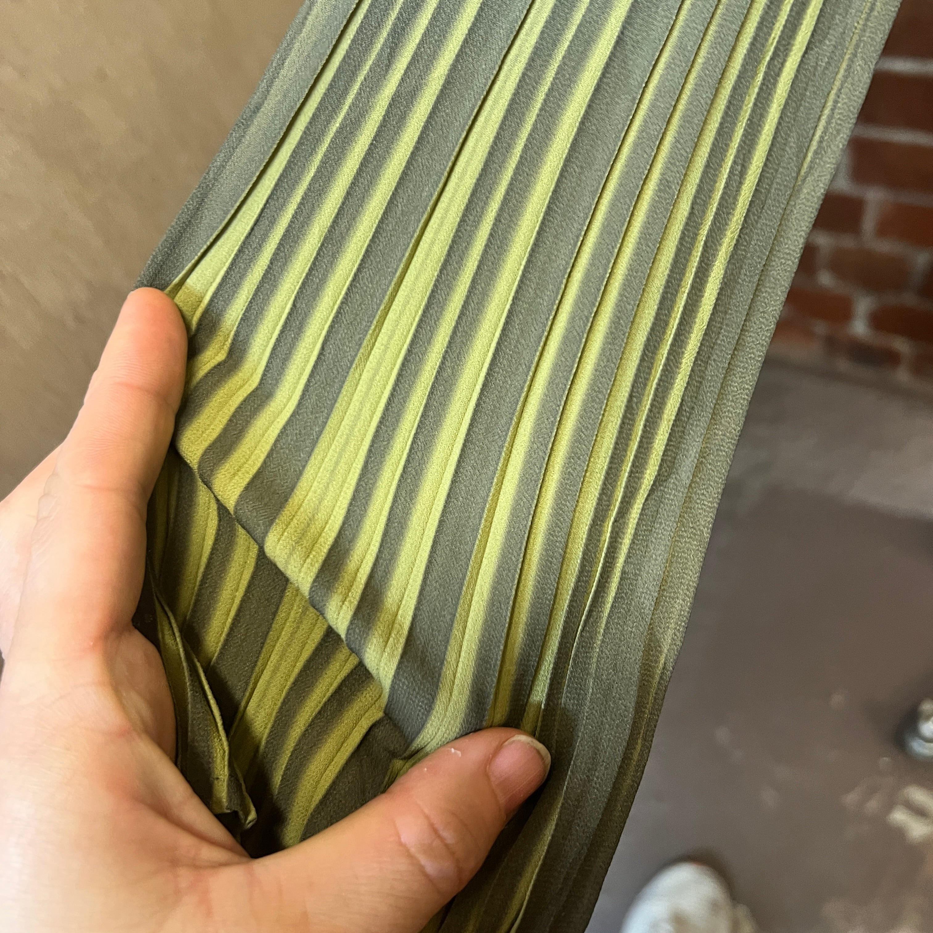 JAPANESE pleated skivvy