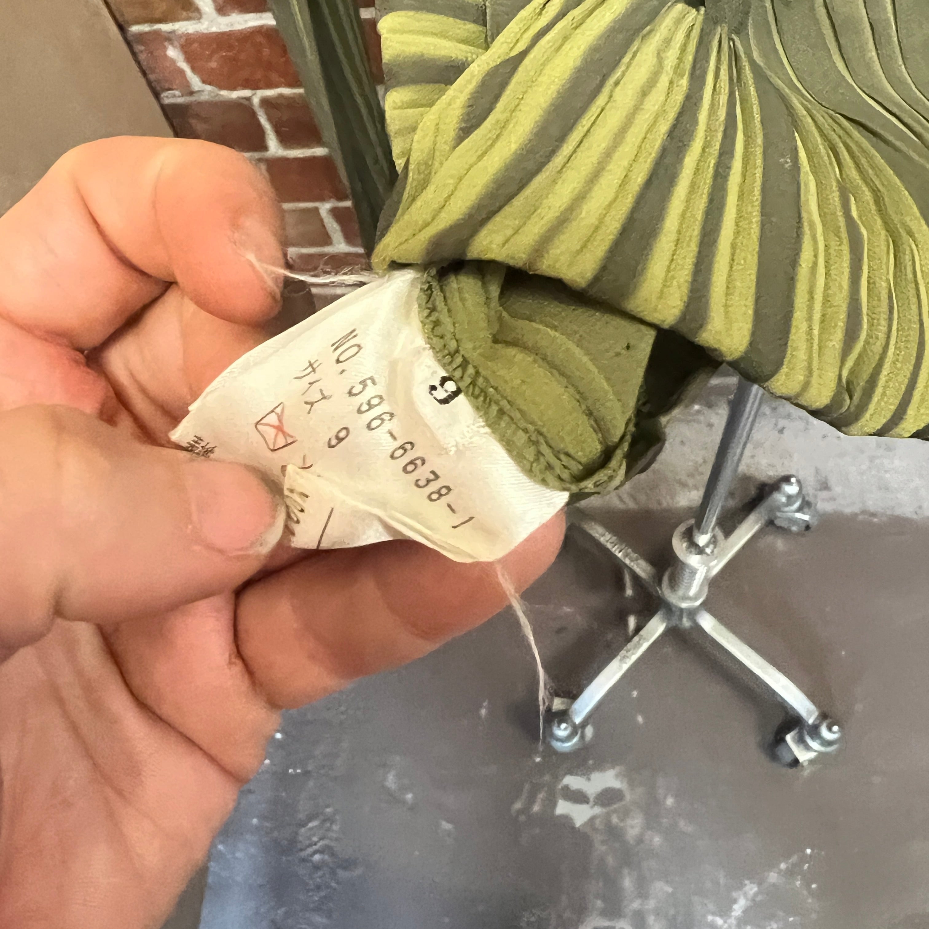 JAPANESE pleated skivvy