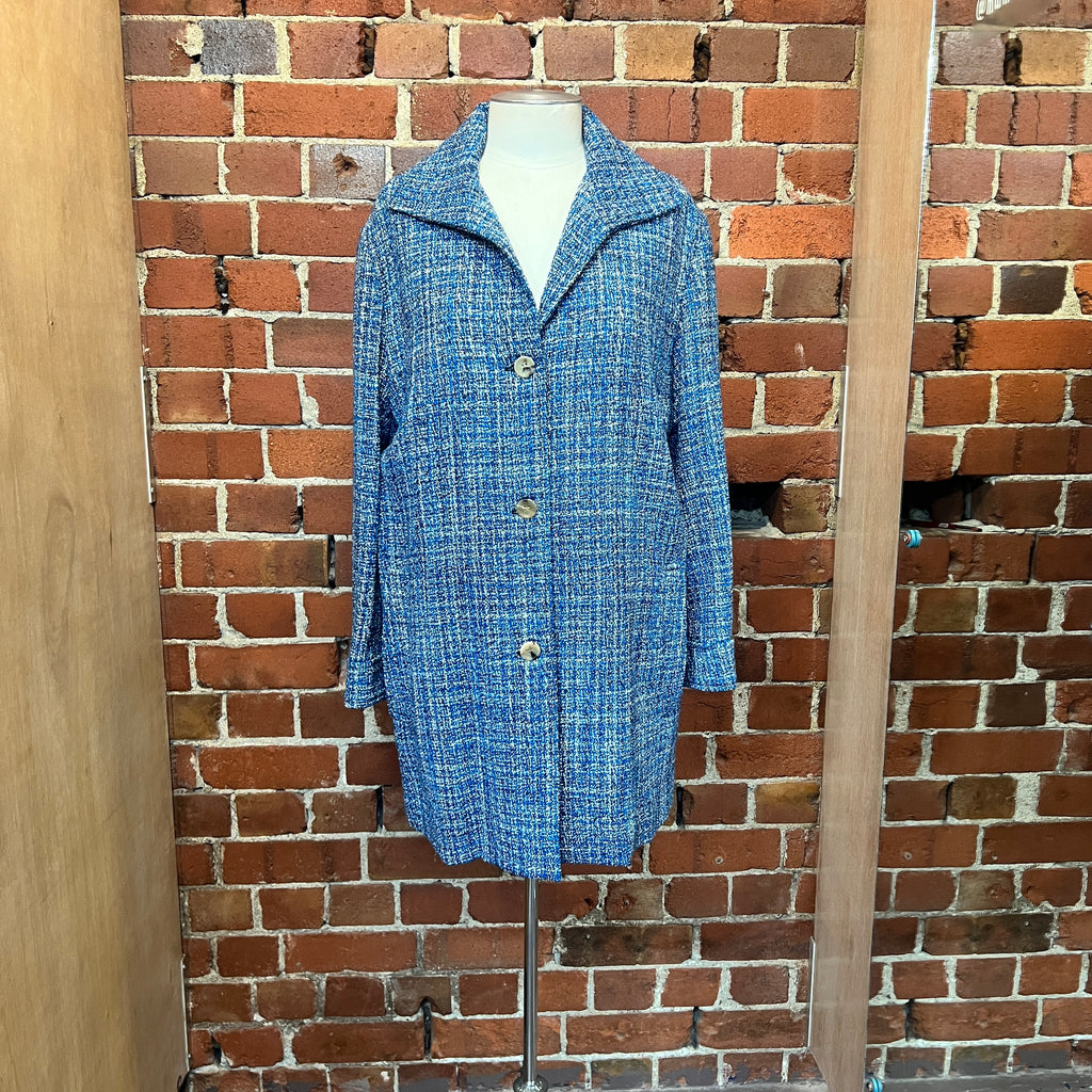 LANVIN woven wool coat