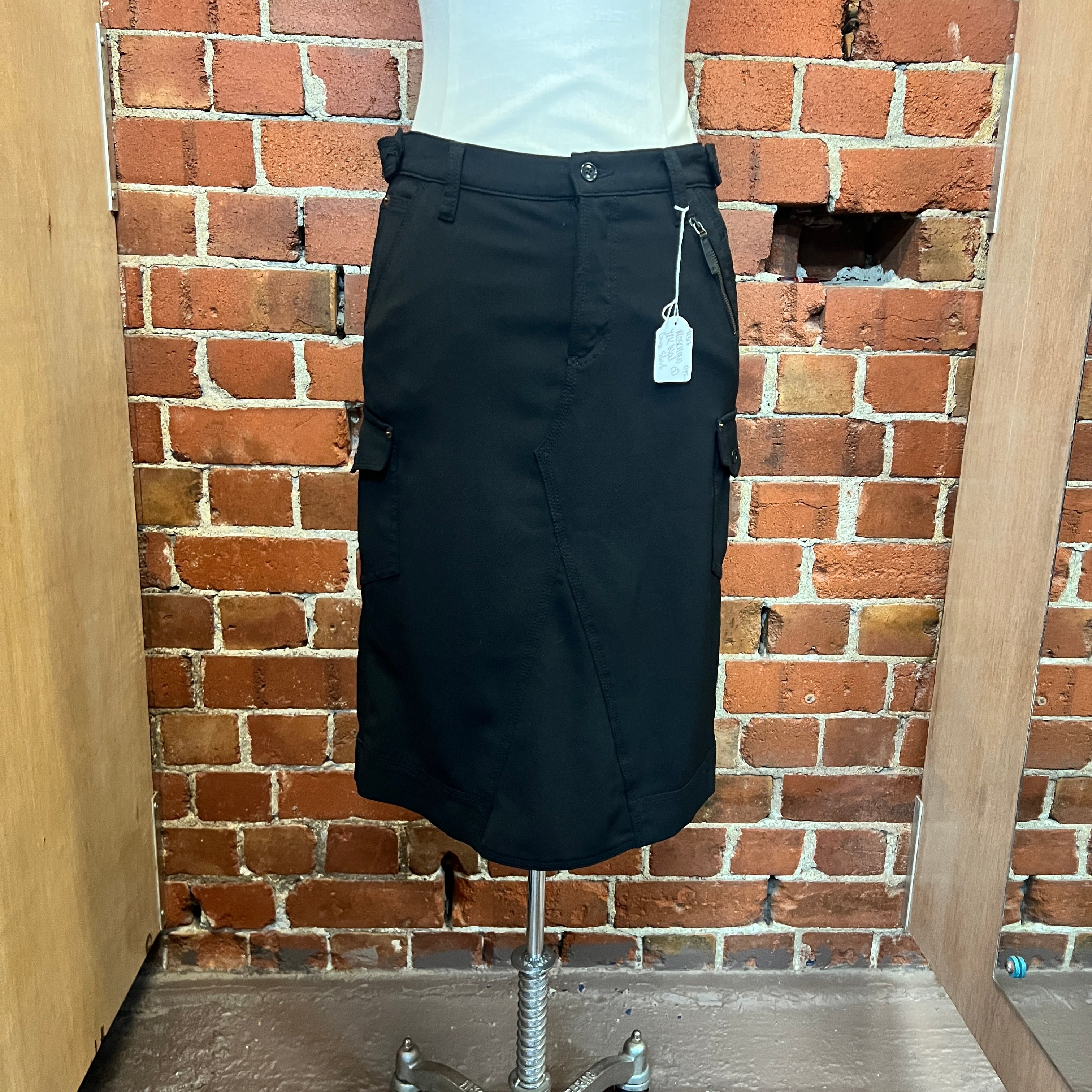 MOSCHINO wool cargo skirt