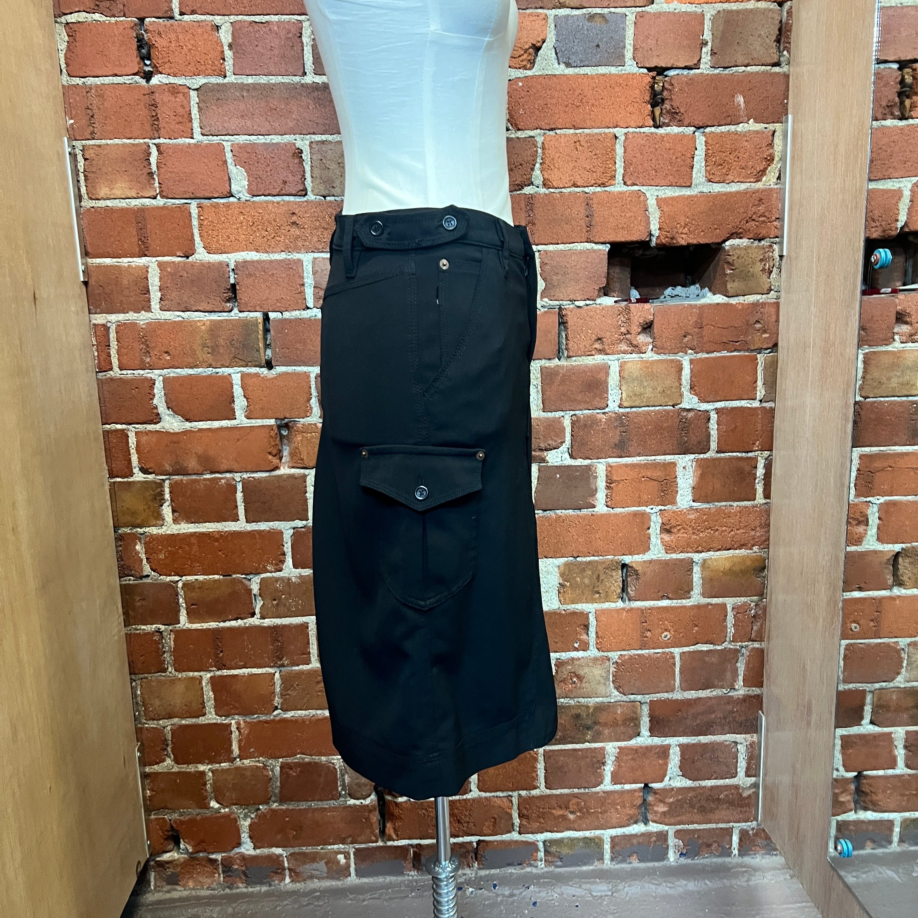 MOSCHINO wool cargo skirt