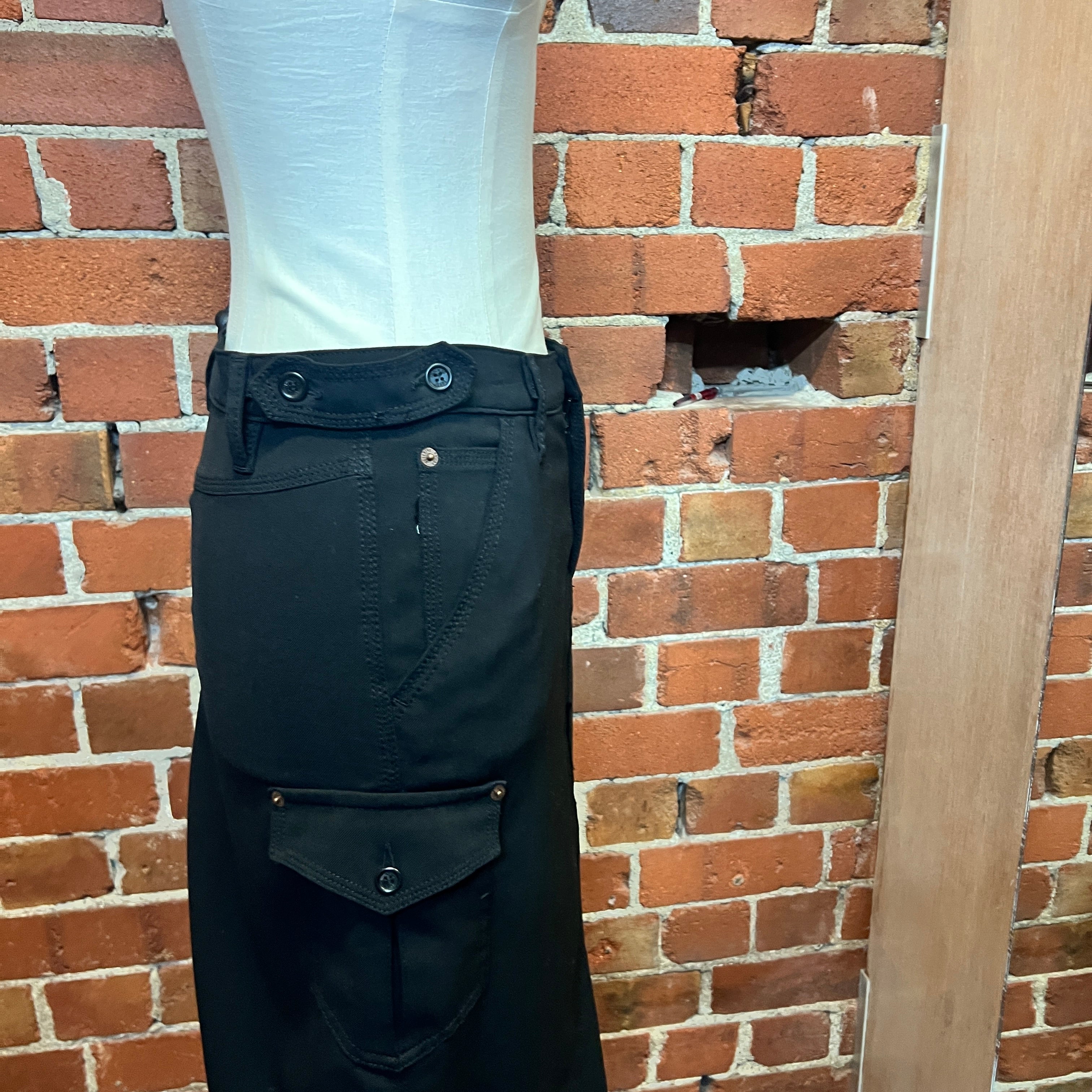 MOSCHINO wool cargo skirt