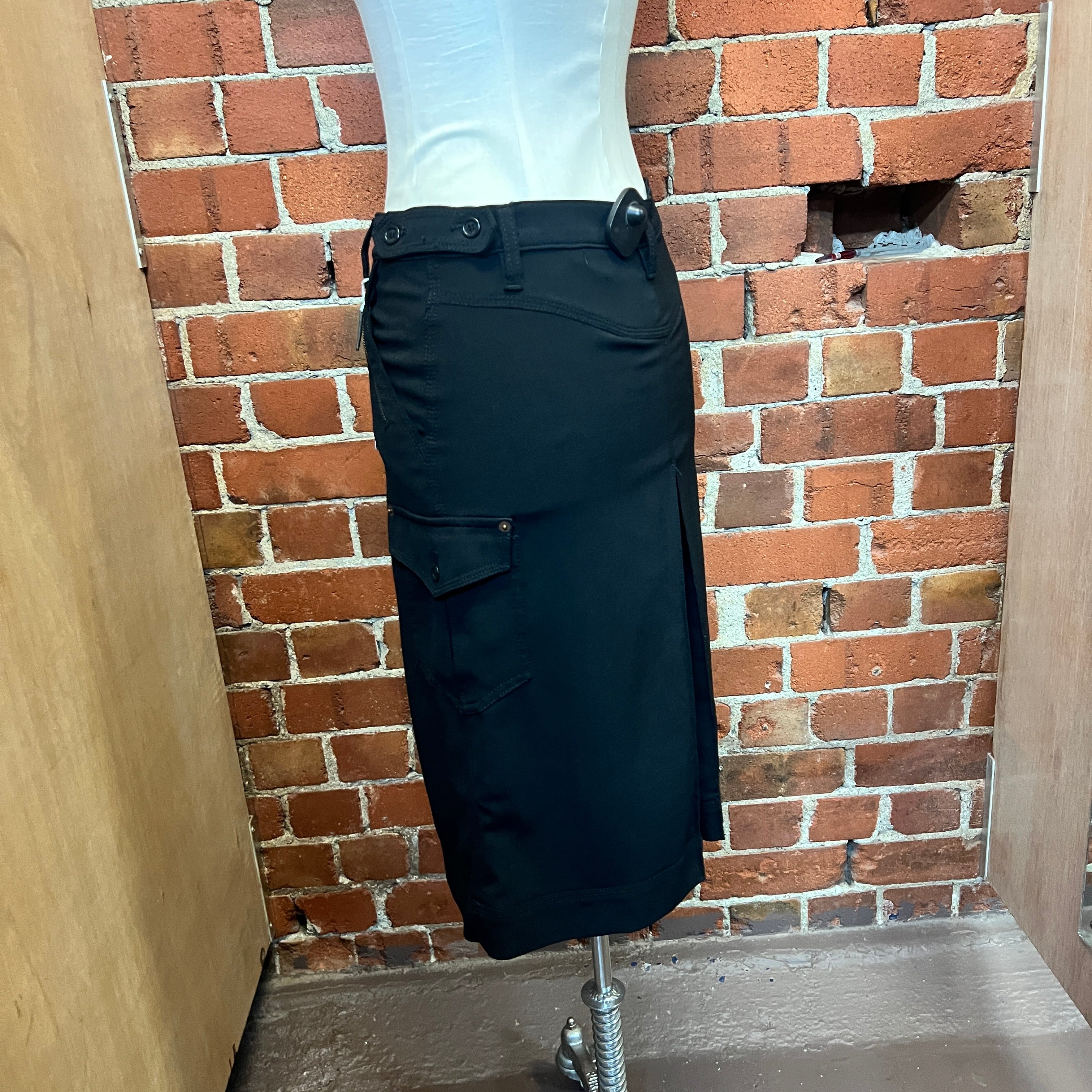 MOSCHINO wool cargo skirt