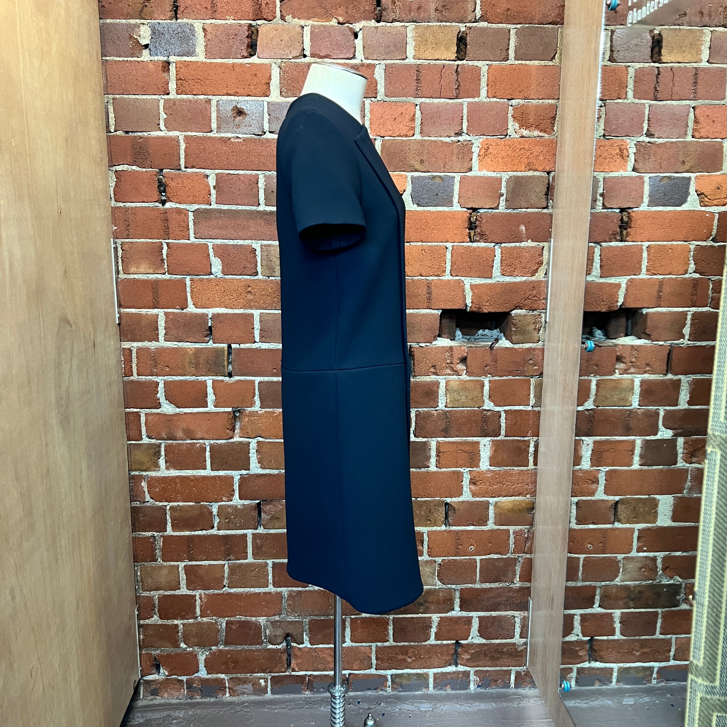 BALENCIAGA crepe mod style dress