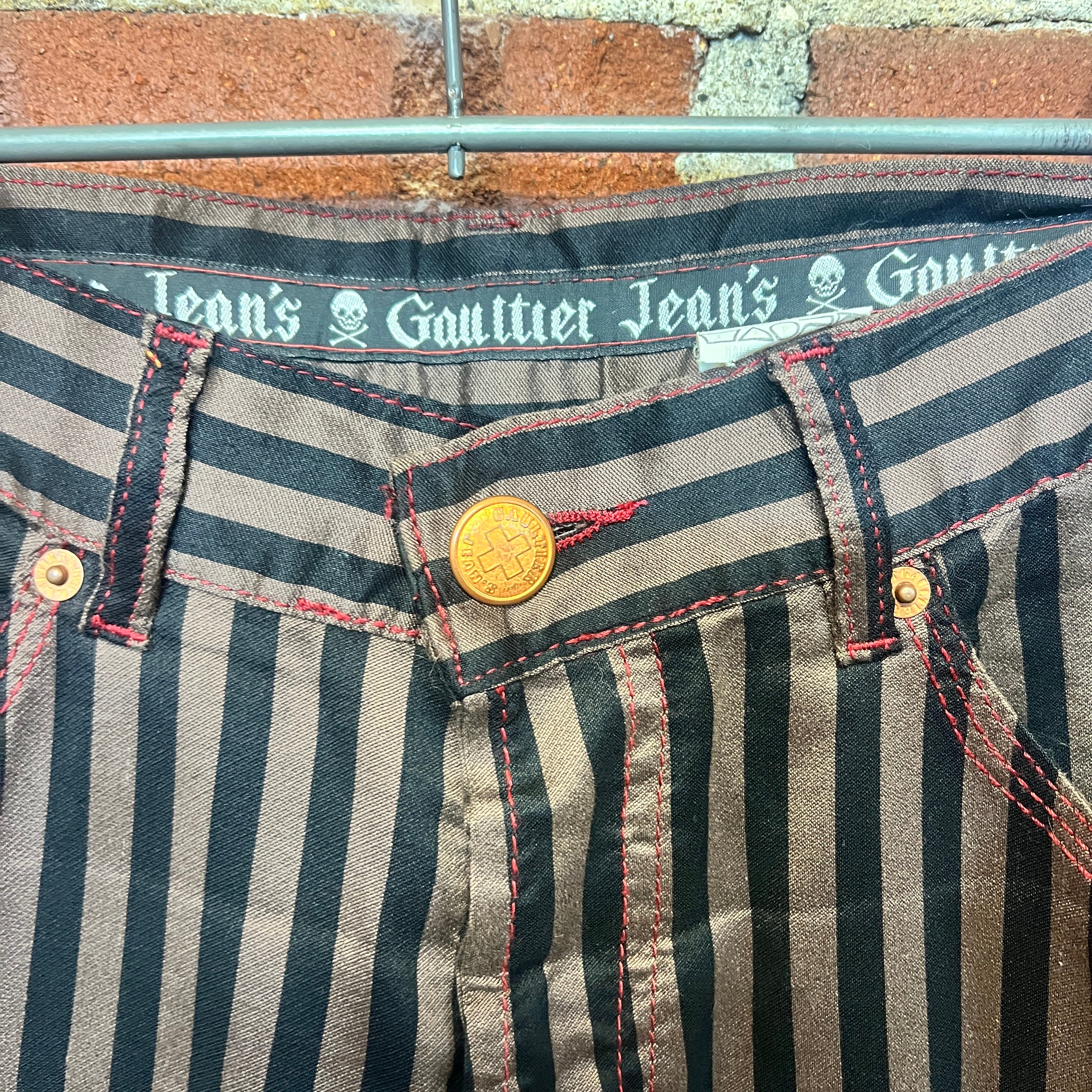 JEAN PAUL GAULTIER JEANS 1990's striped pants