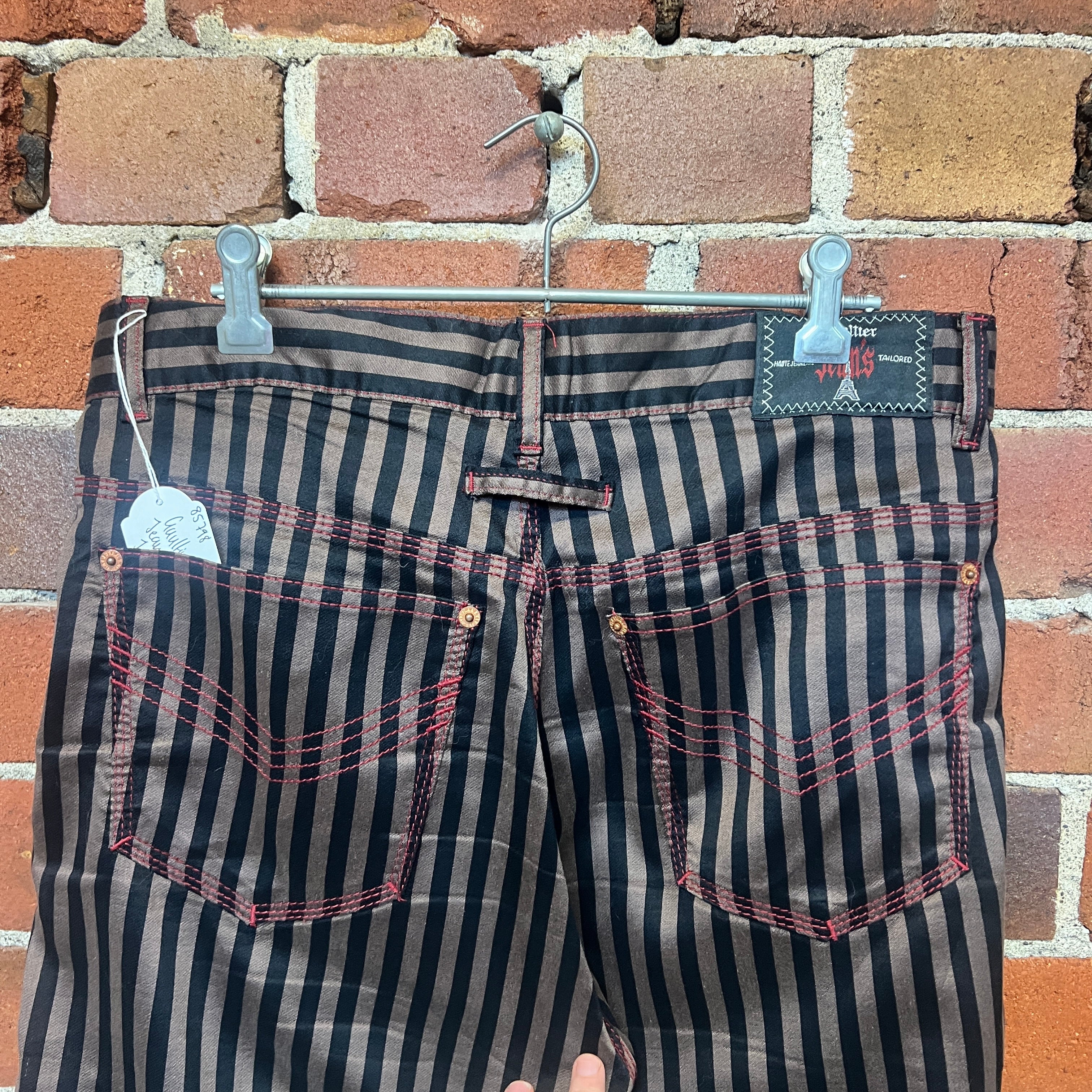 JEAN PAUL GAULTIER JEANS 1990's striped pants