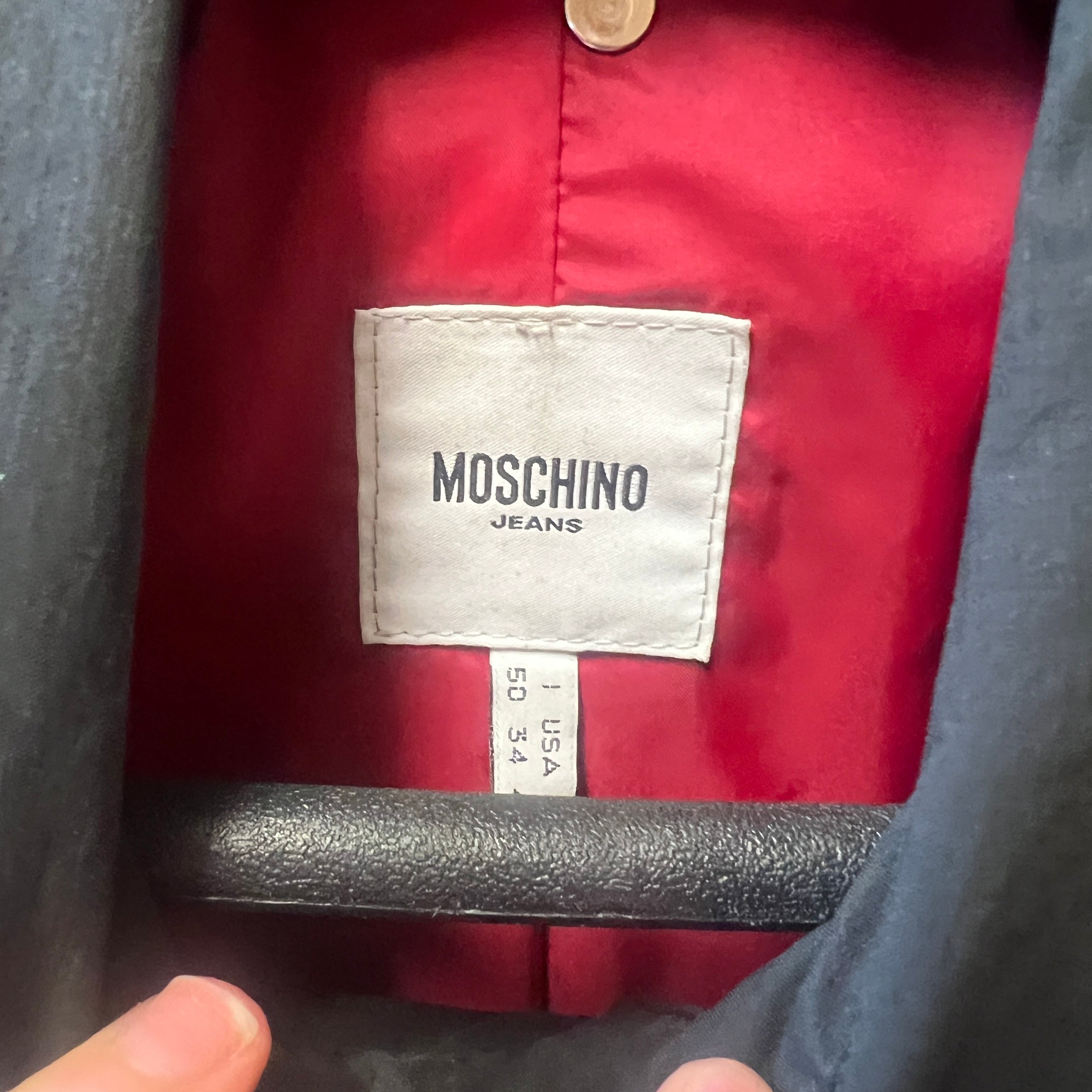 MOSCHINO JEANS 1990's overcoat