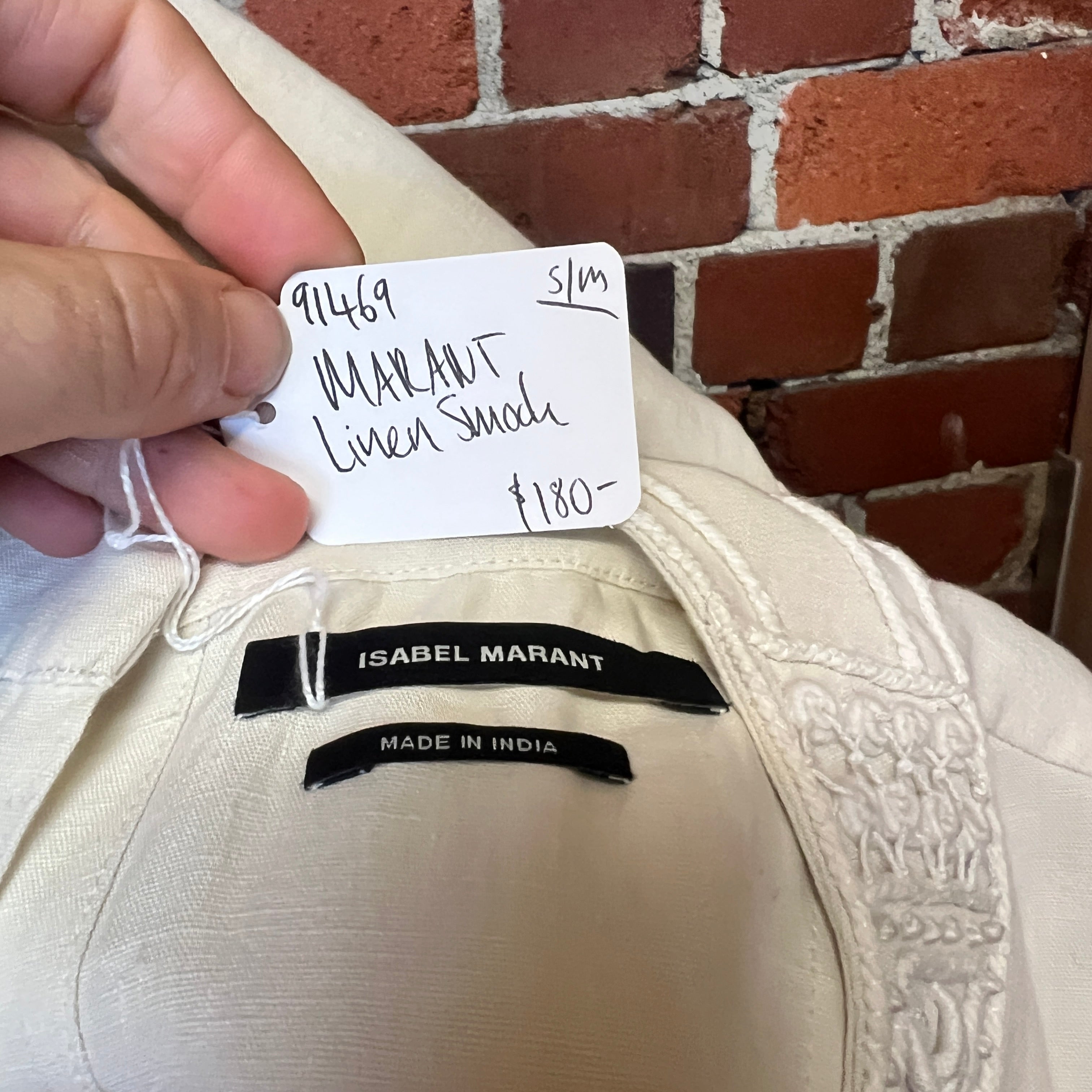 ISABEL MARANT linen smock