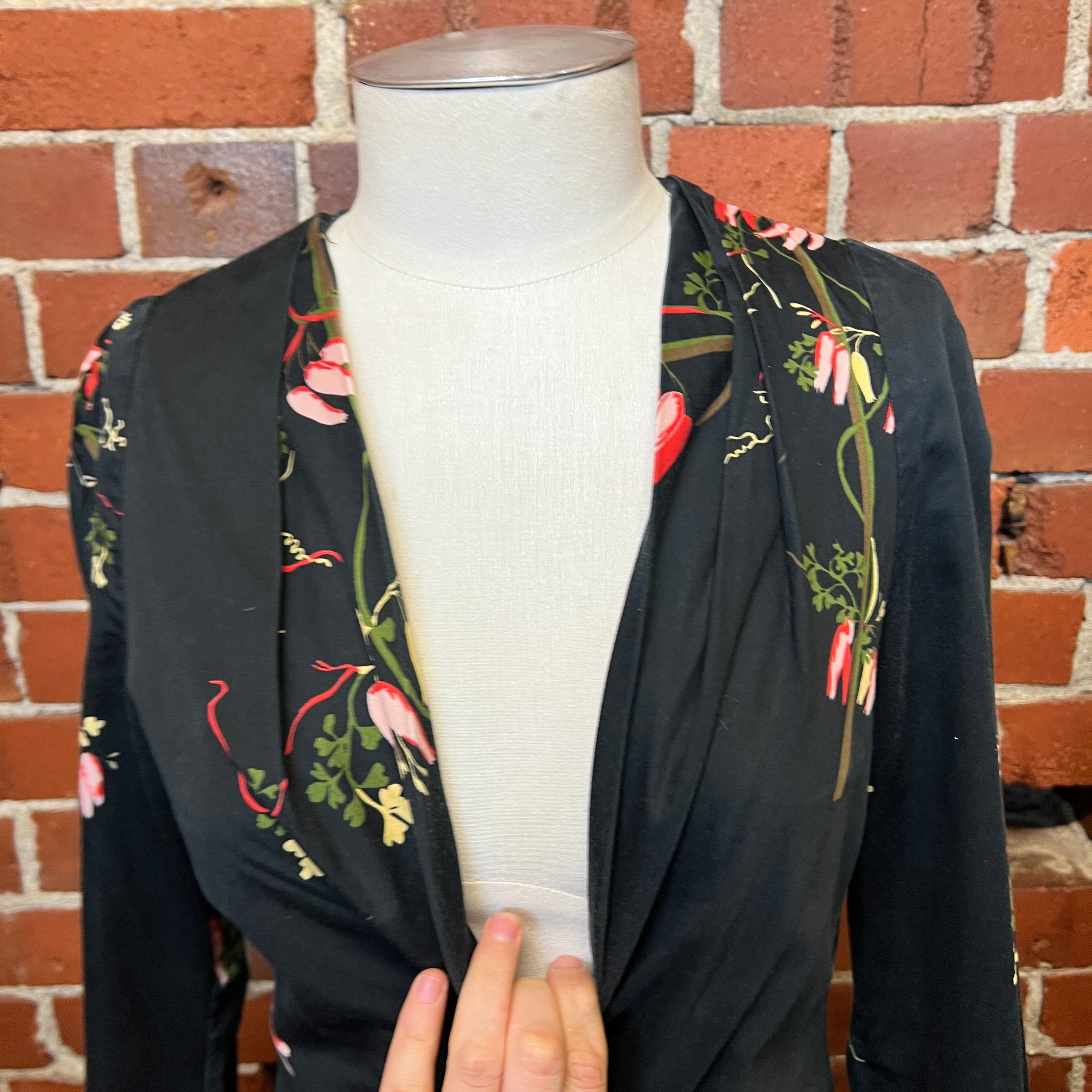 VIVIENNE WESTWOOD rose printed corset top