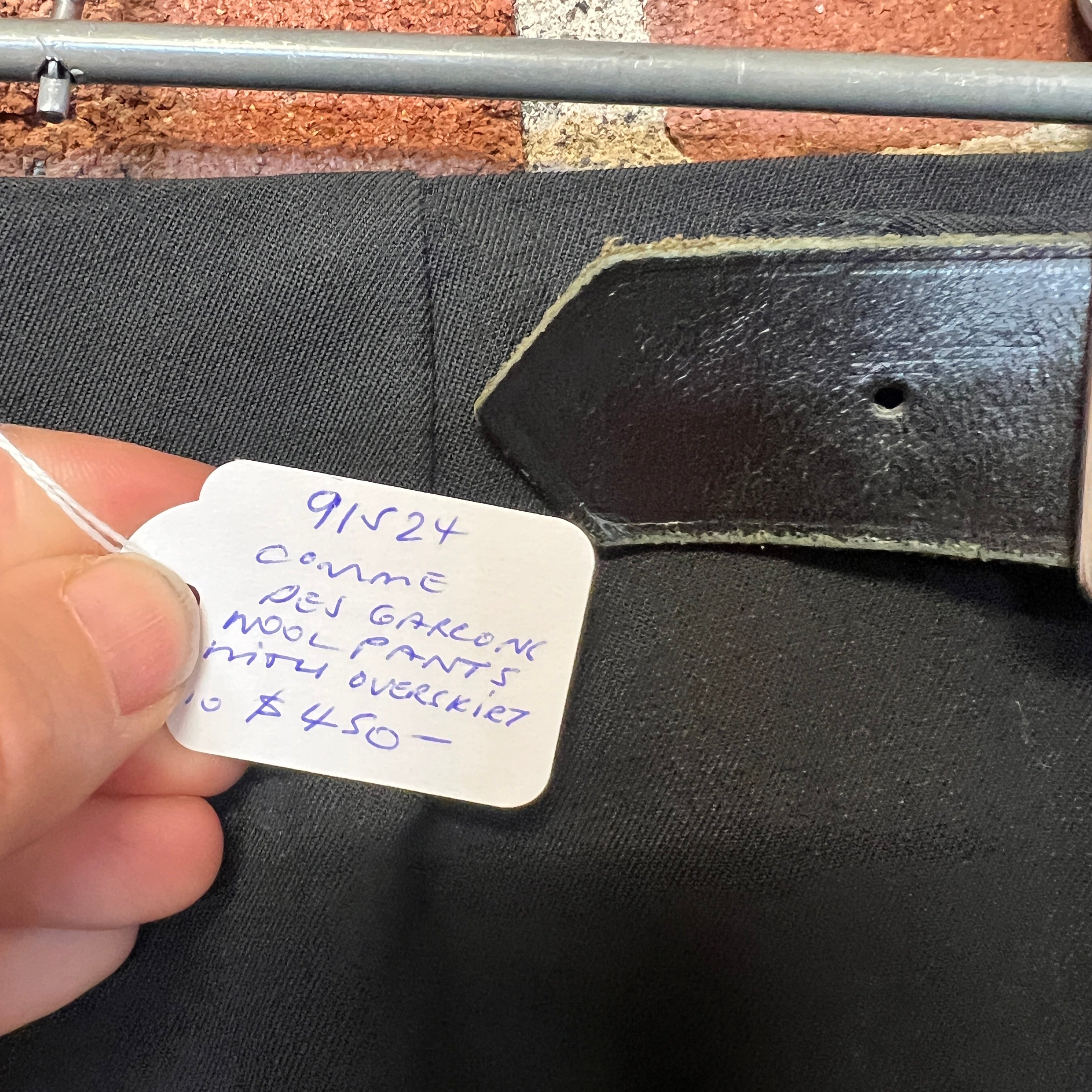 COMME DES GARCONS kilt pants