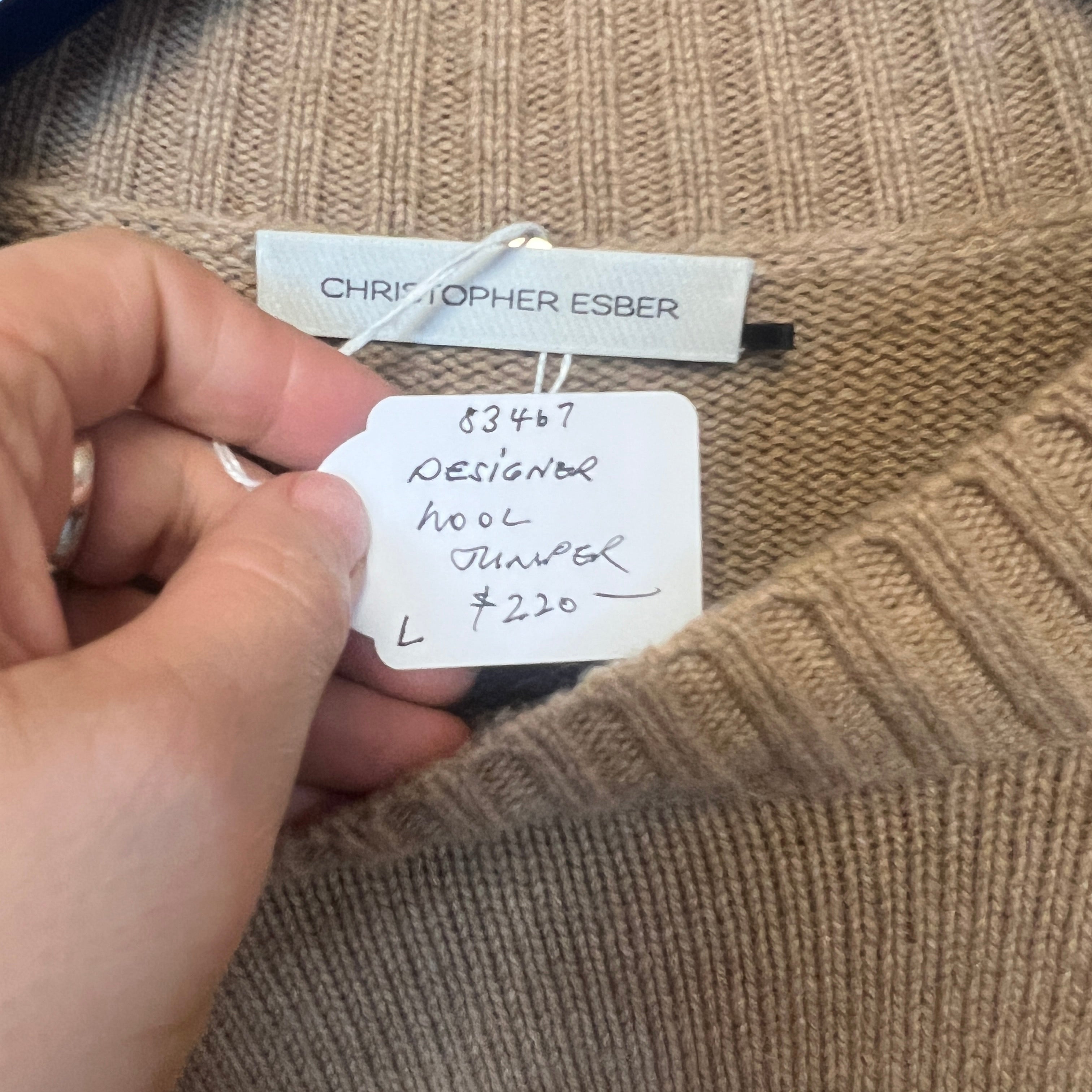 CHRISTOPHER ESBER cashmere jumper