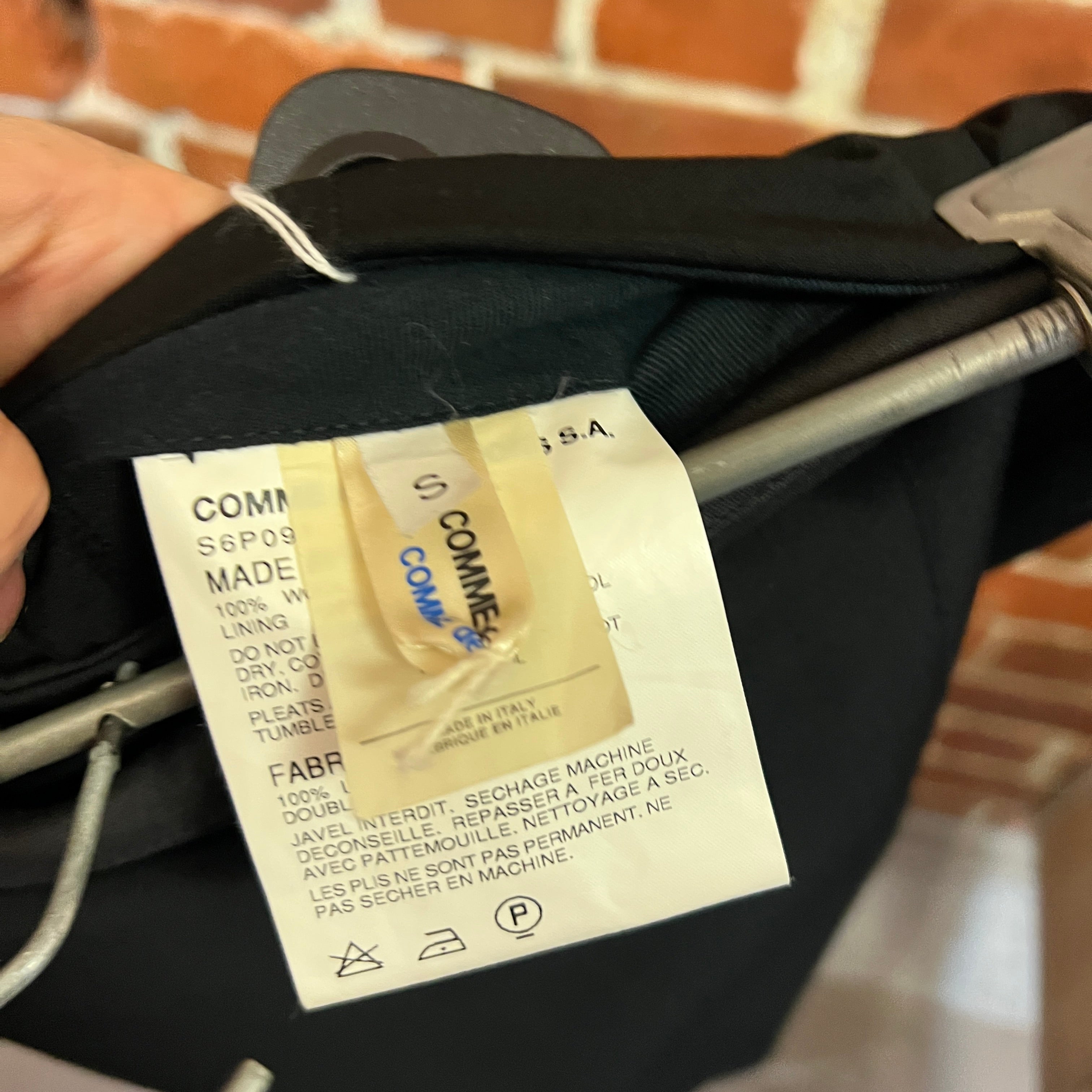 COMME DES GARCONS kilt pants