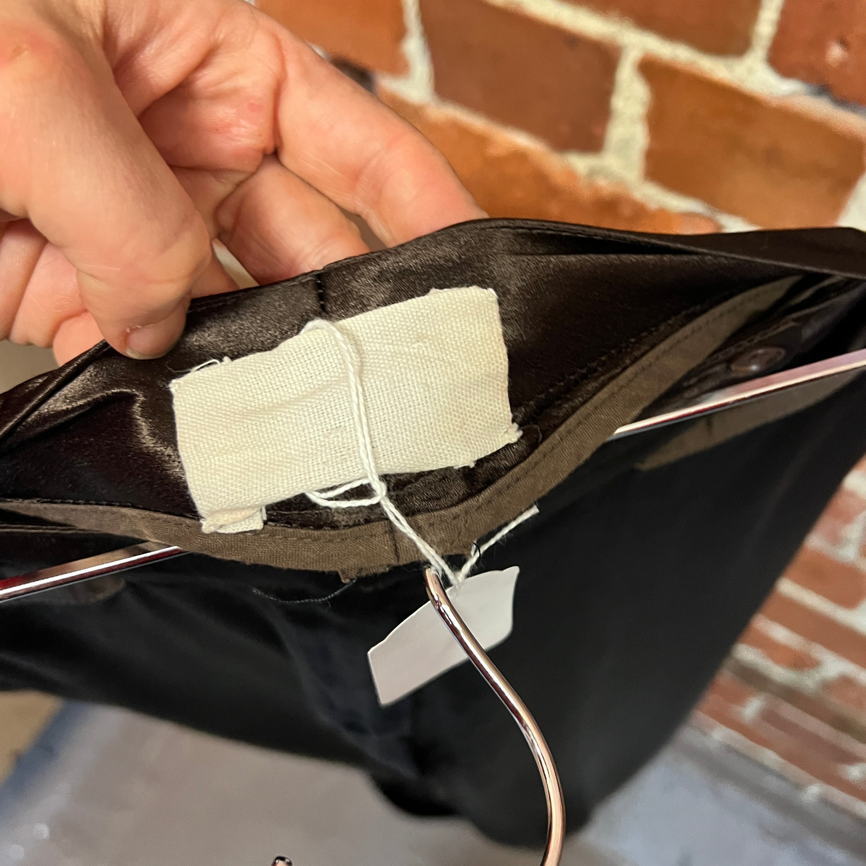 MARTIN MARGILEA 1990's satin trousers