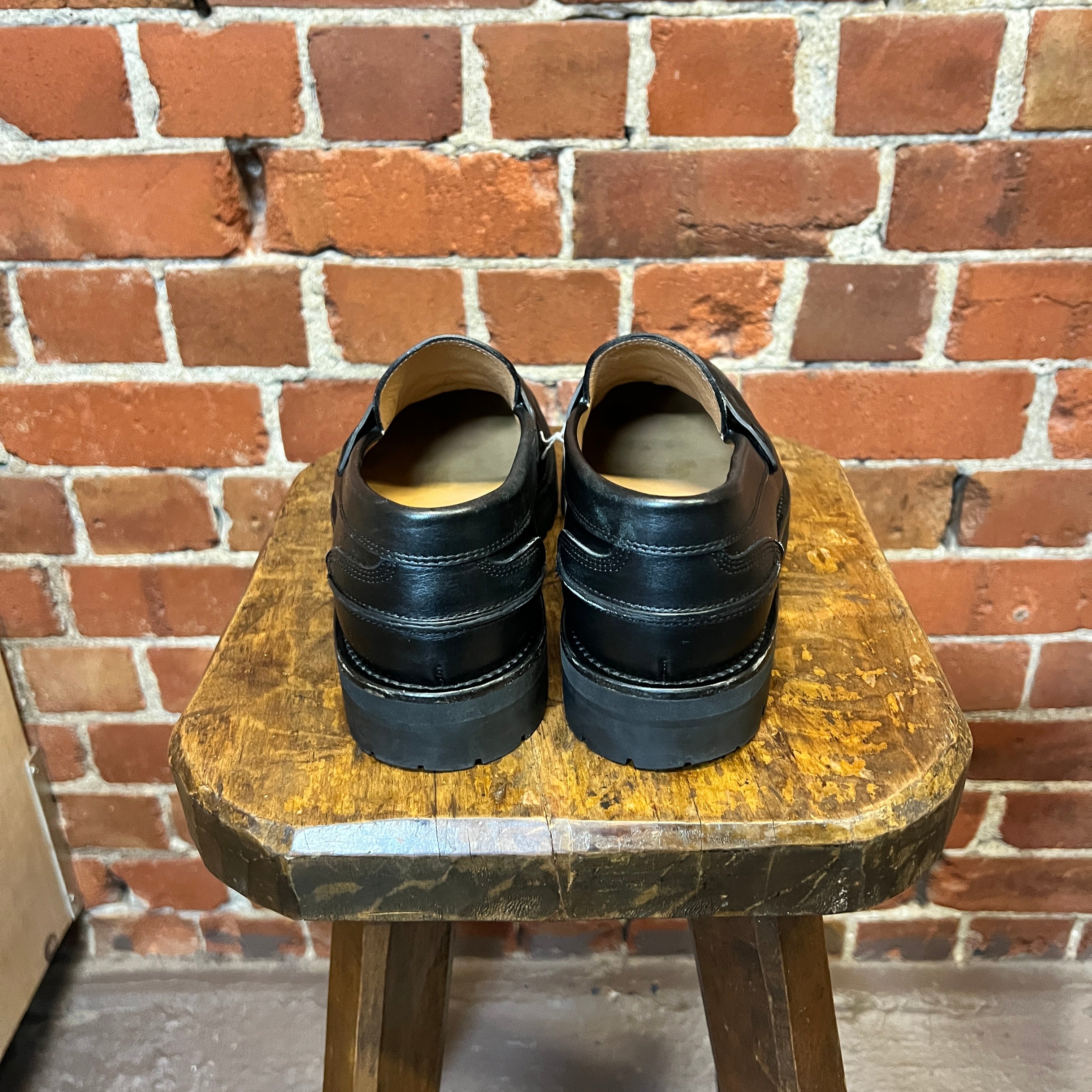 DRIES VAN NOTEN leather loafers 41