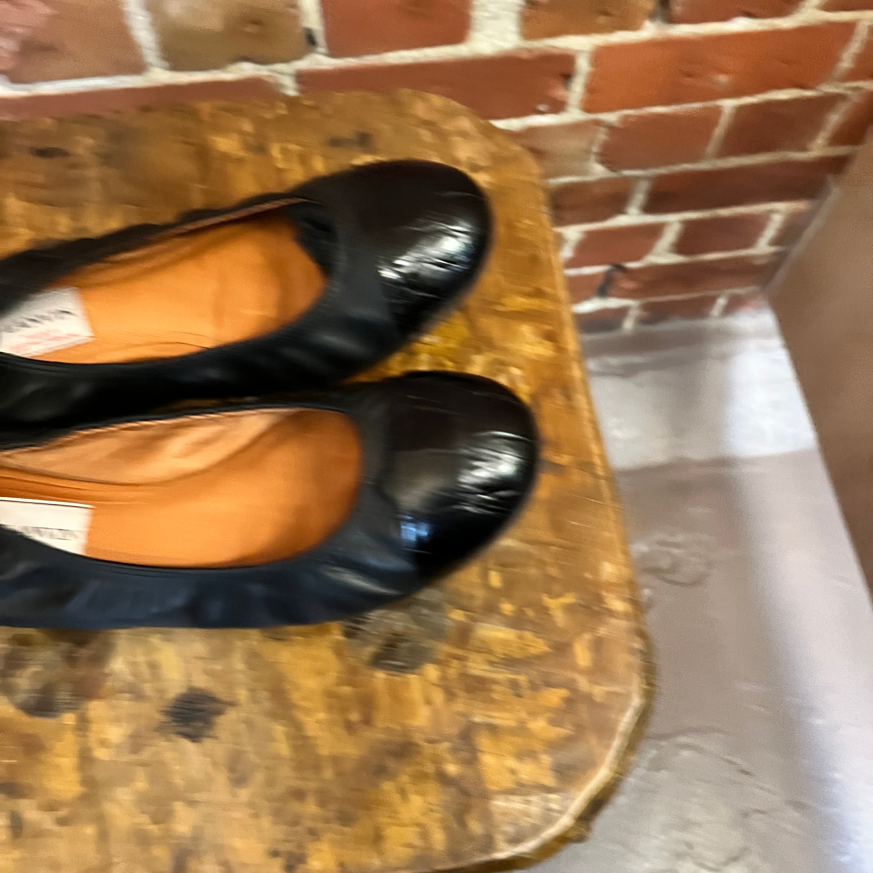 LANVIN leather ballet flats 37