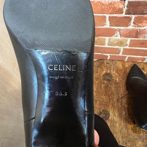 CELINE leather ankle boots 36