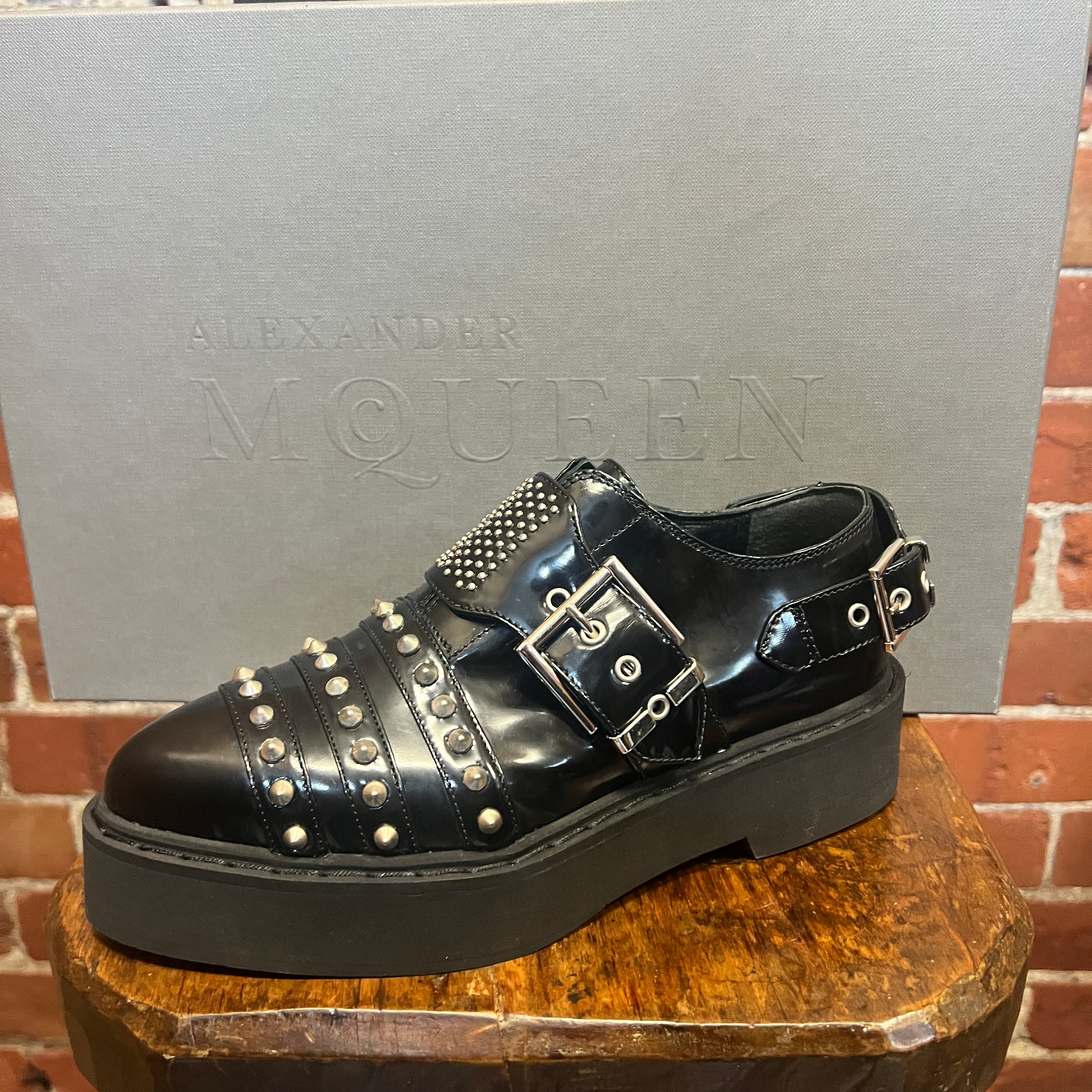 ALEXANDER MCQUEEN Studded brothel creepers 36