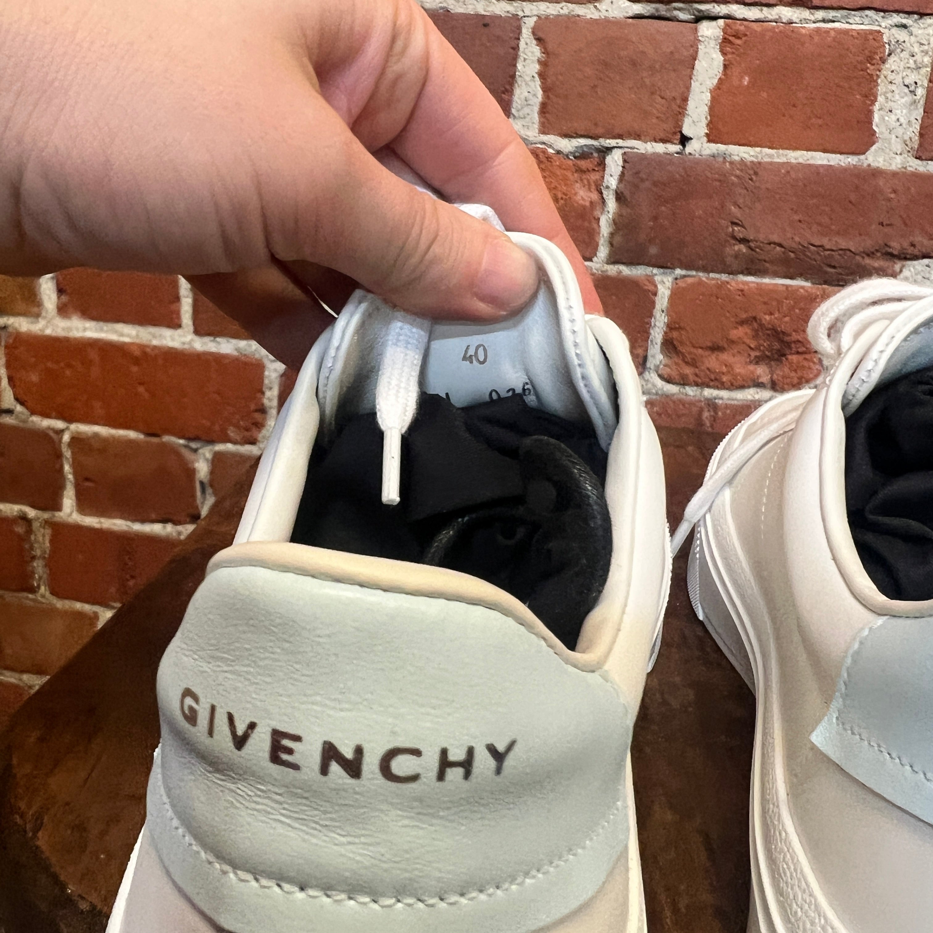 GIVENCHY leather sneakers 40