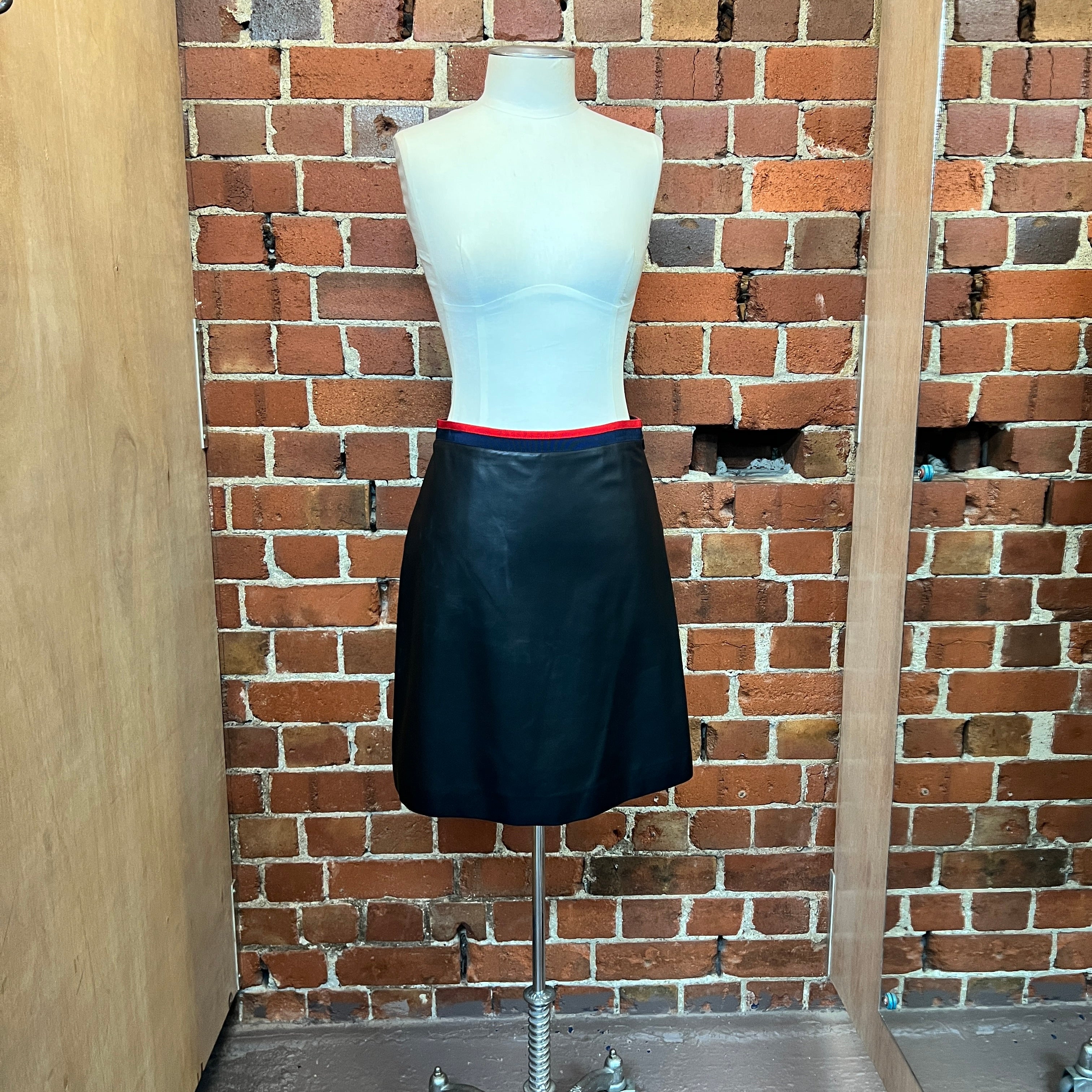 GUCCI leather skirt