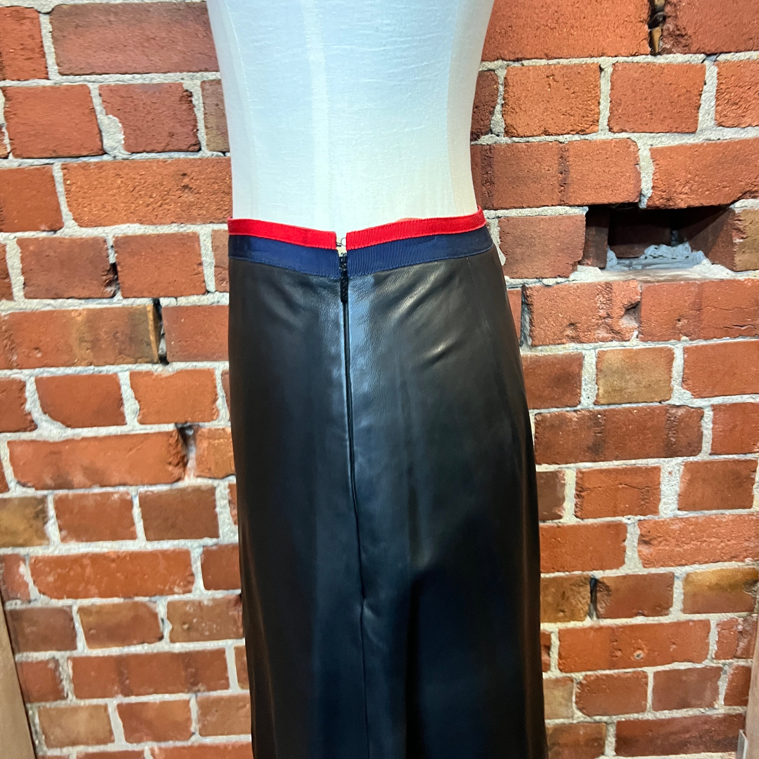 GUCCI leather skirt
