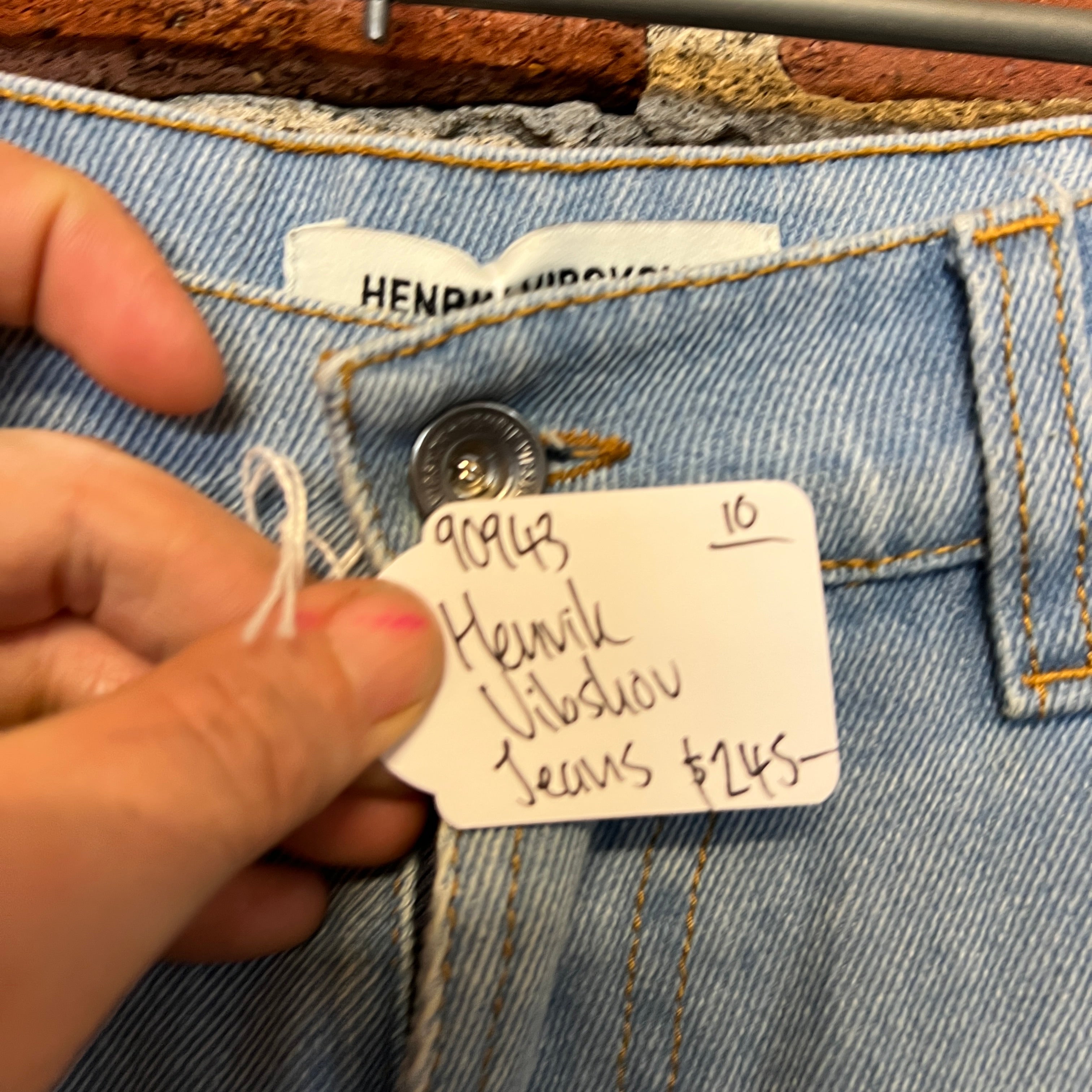 HENRIK VIBSKOV wide leg jeans