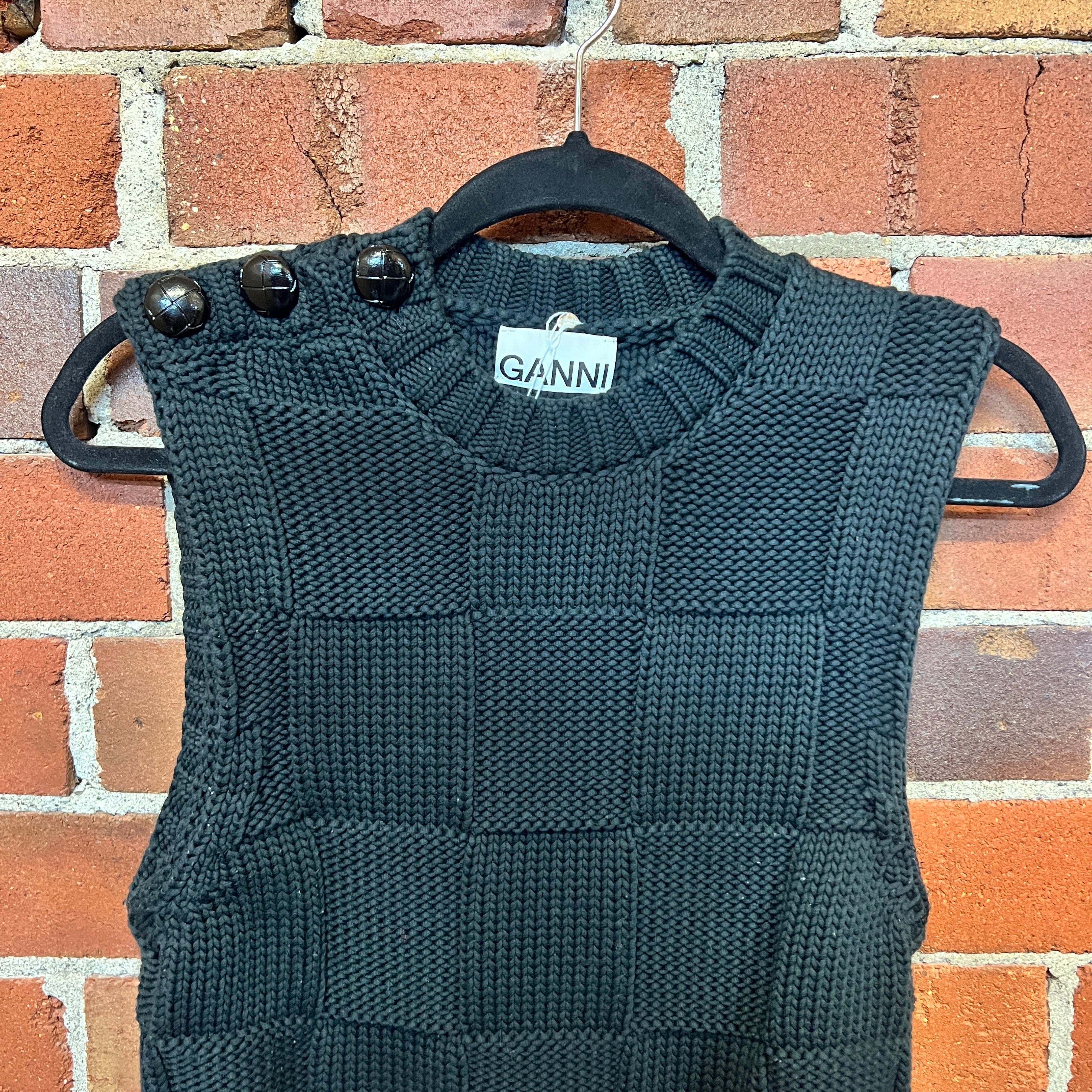 GANNI knit vest