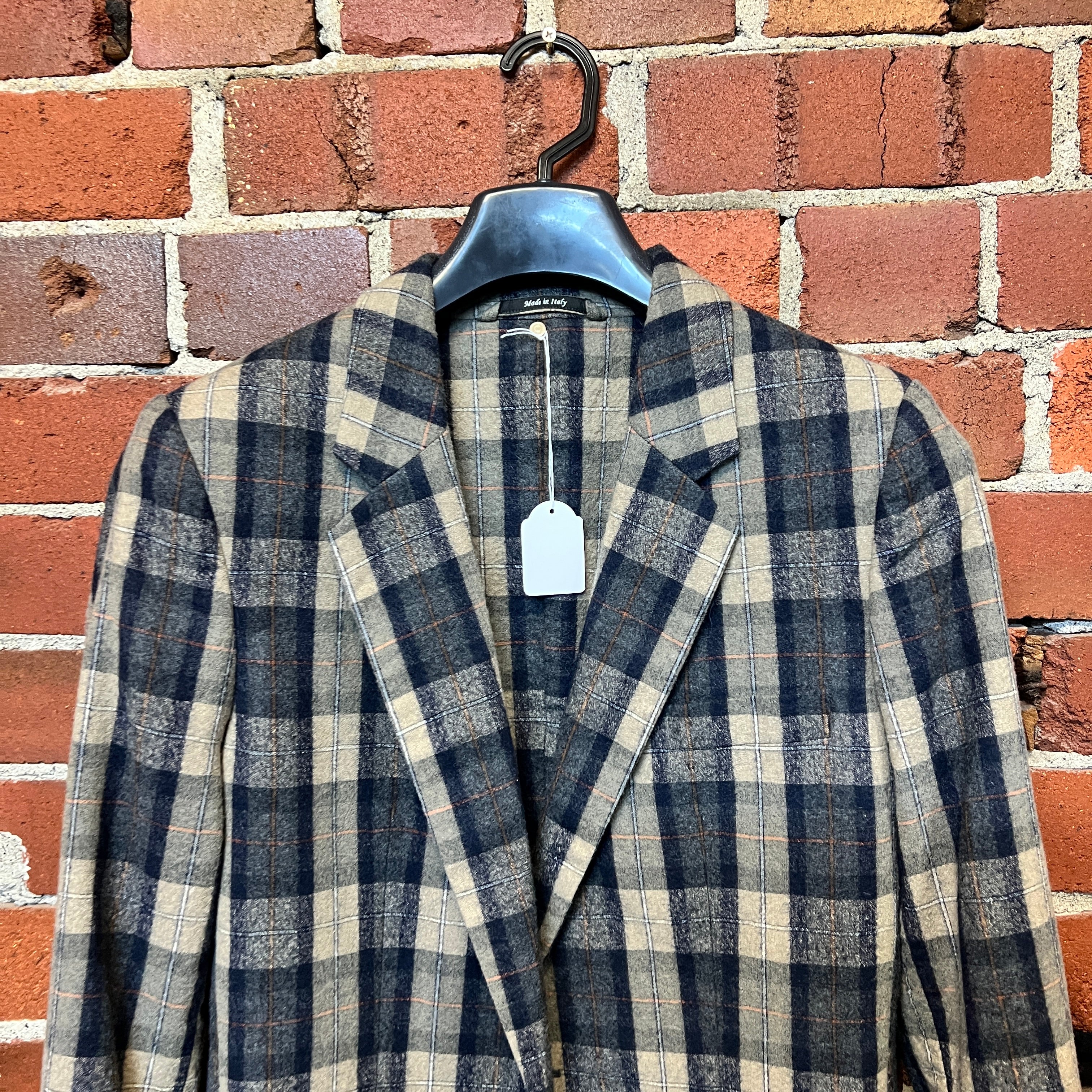 MARTIN MARGIELA checked wool blazer