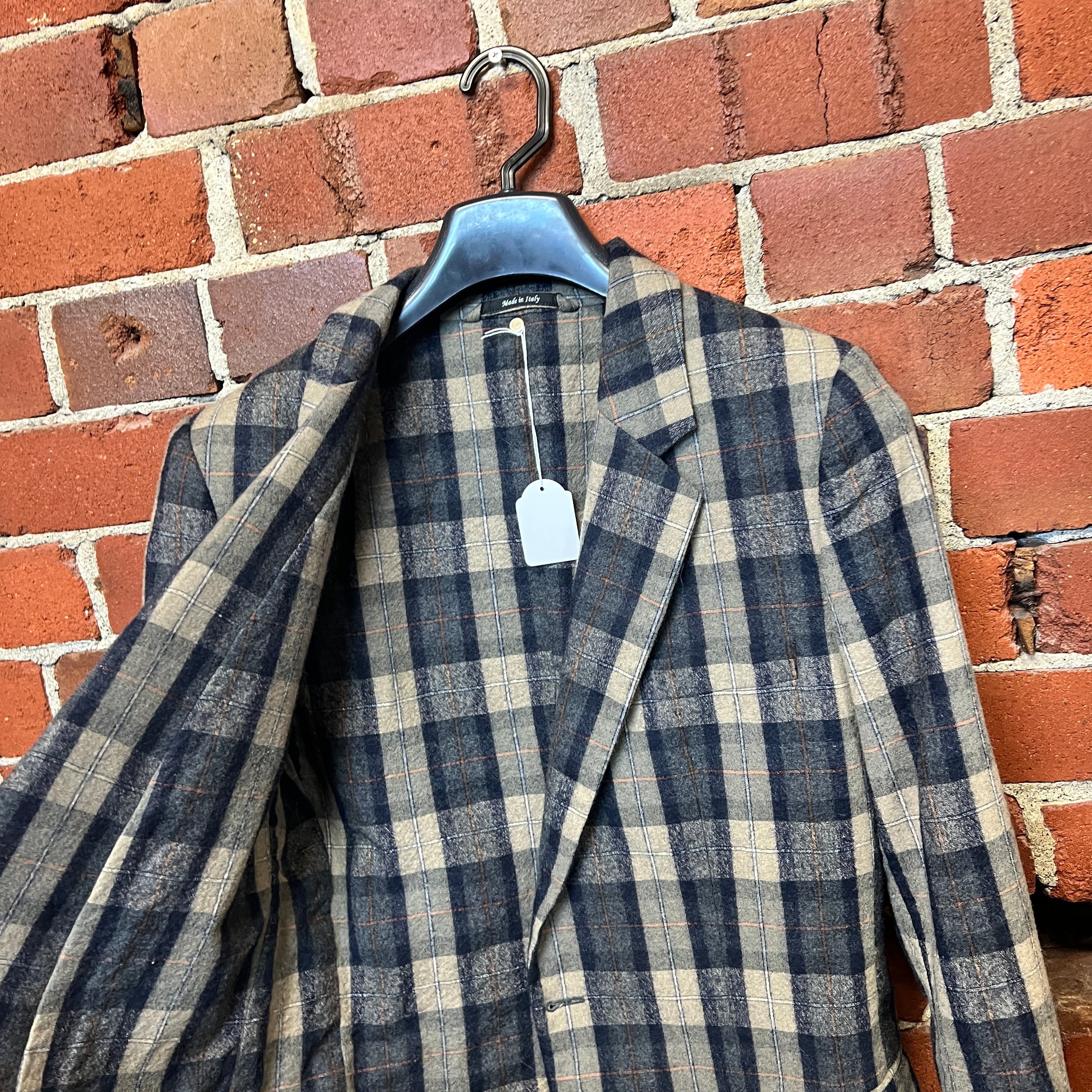 MARTIN MARGIELA checked wool blazer