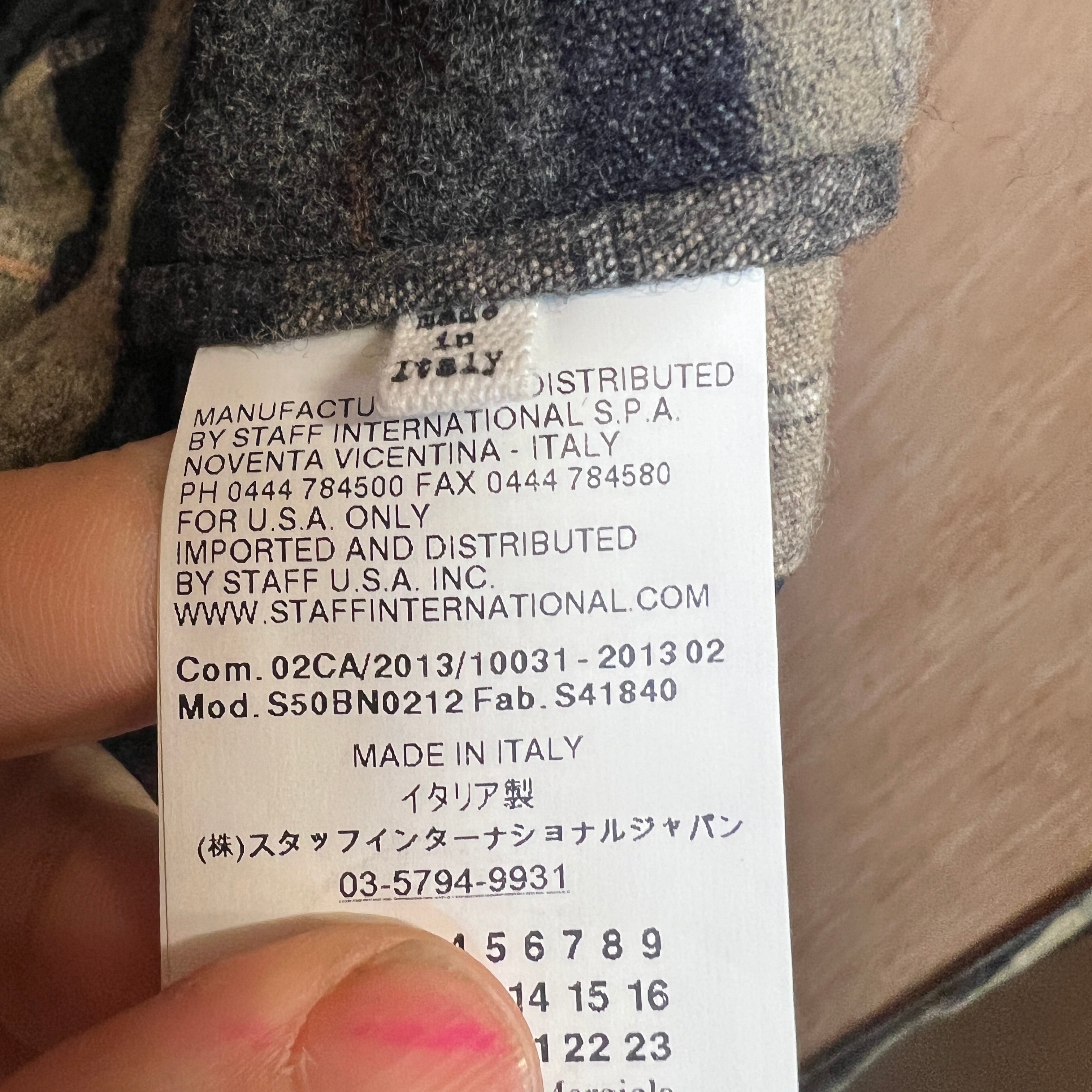 MARTIN MARGIELA checked wool blazer