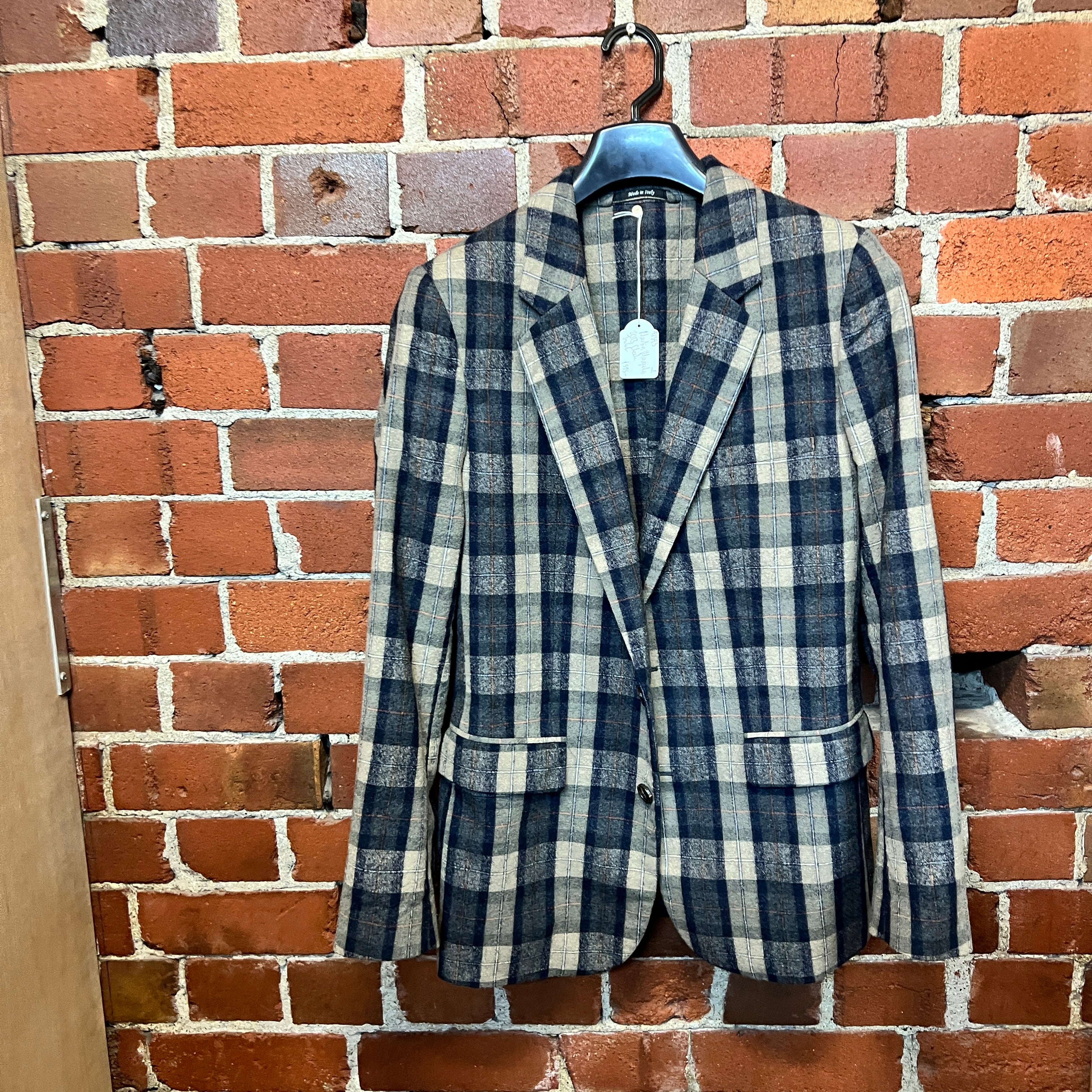 MARTIN MARGIELA checked wool blazer