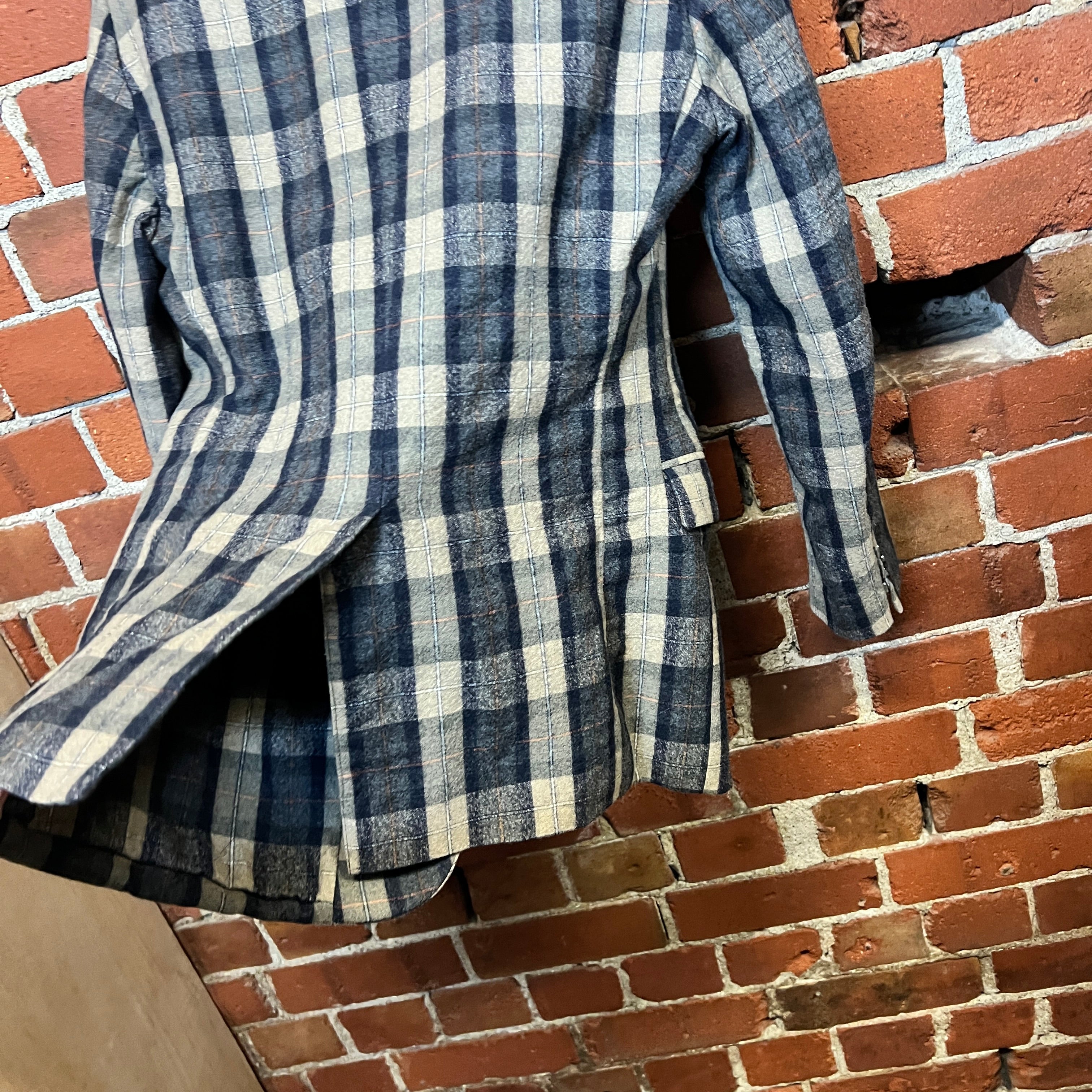 MARTIN MARGIELA checked wool blazer