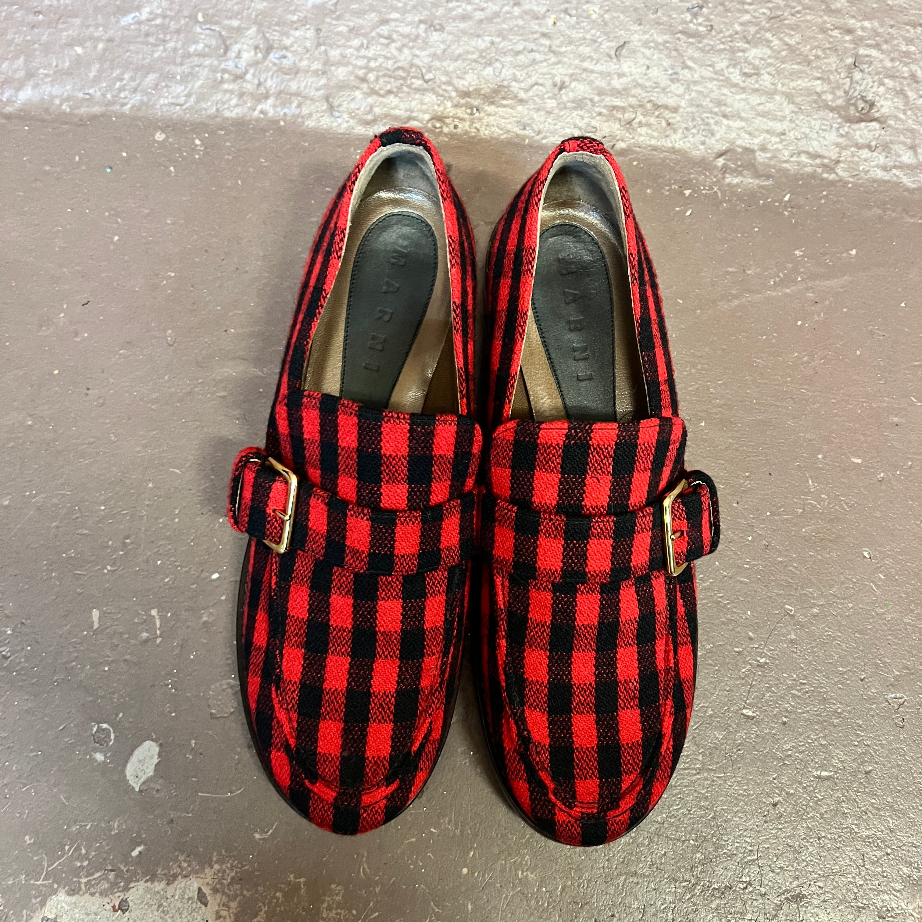 MARNI checked loafers 40