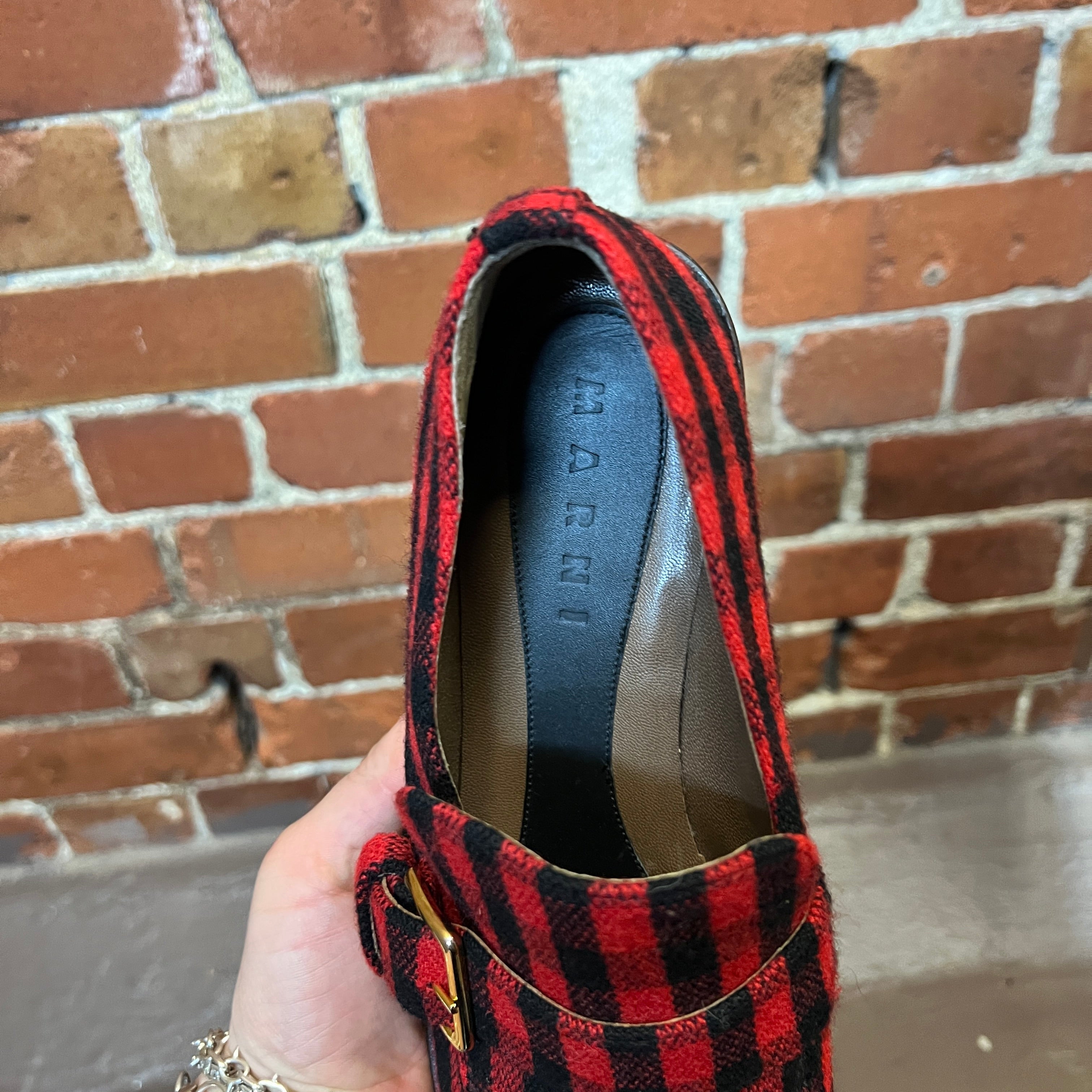 MARNI checked loafers 40