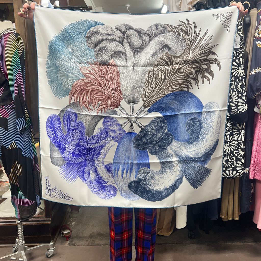 HERMES silk scarf