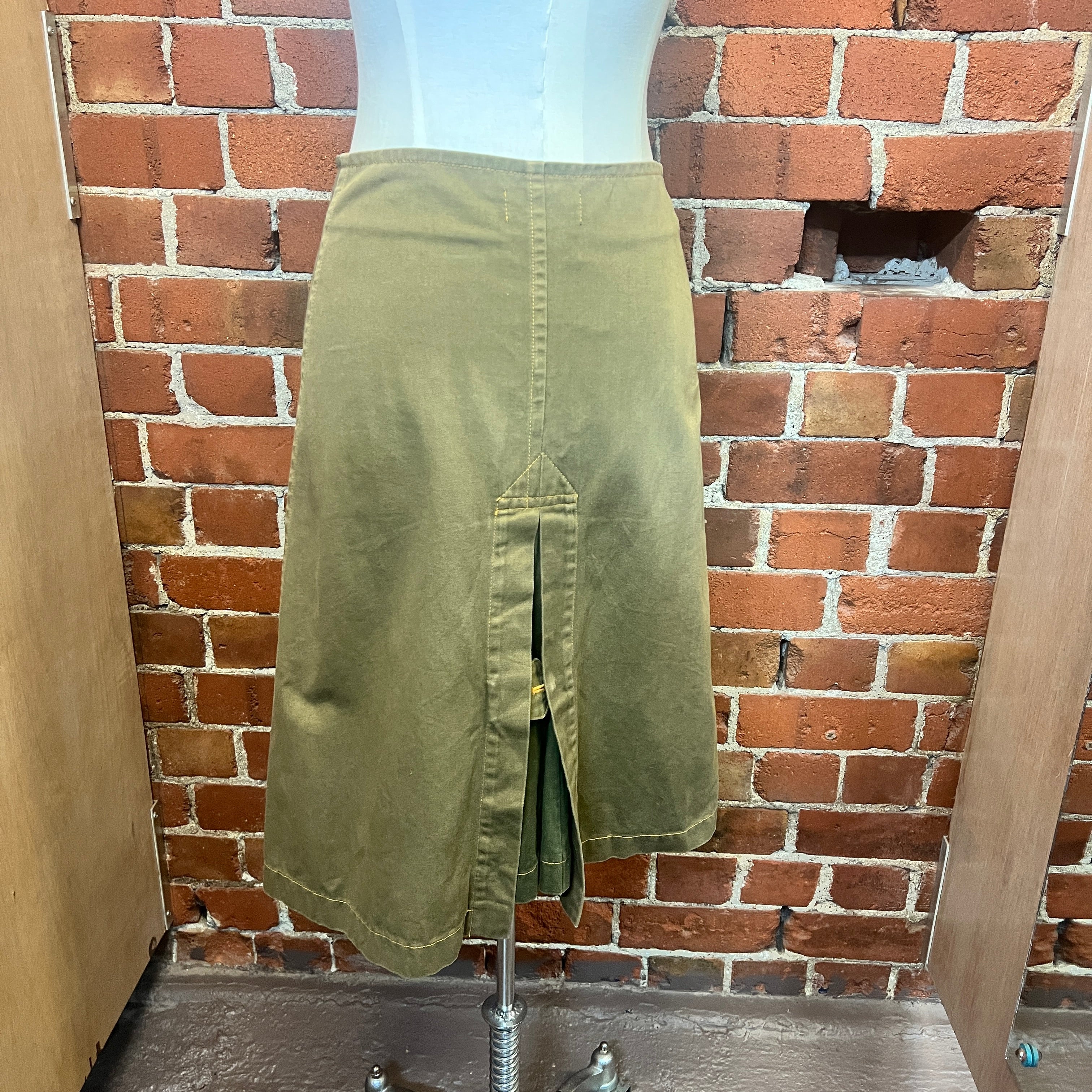 COMME DES GARCONS trench coat skirt