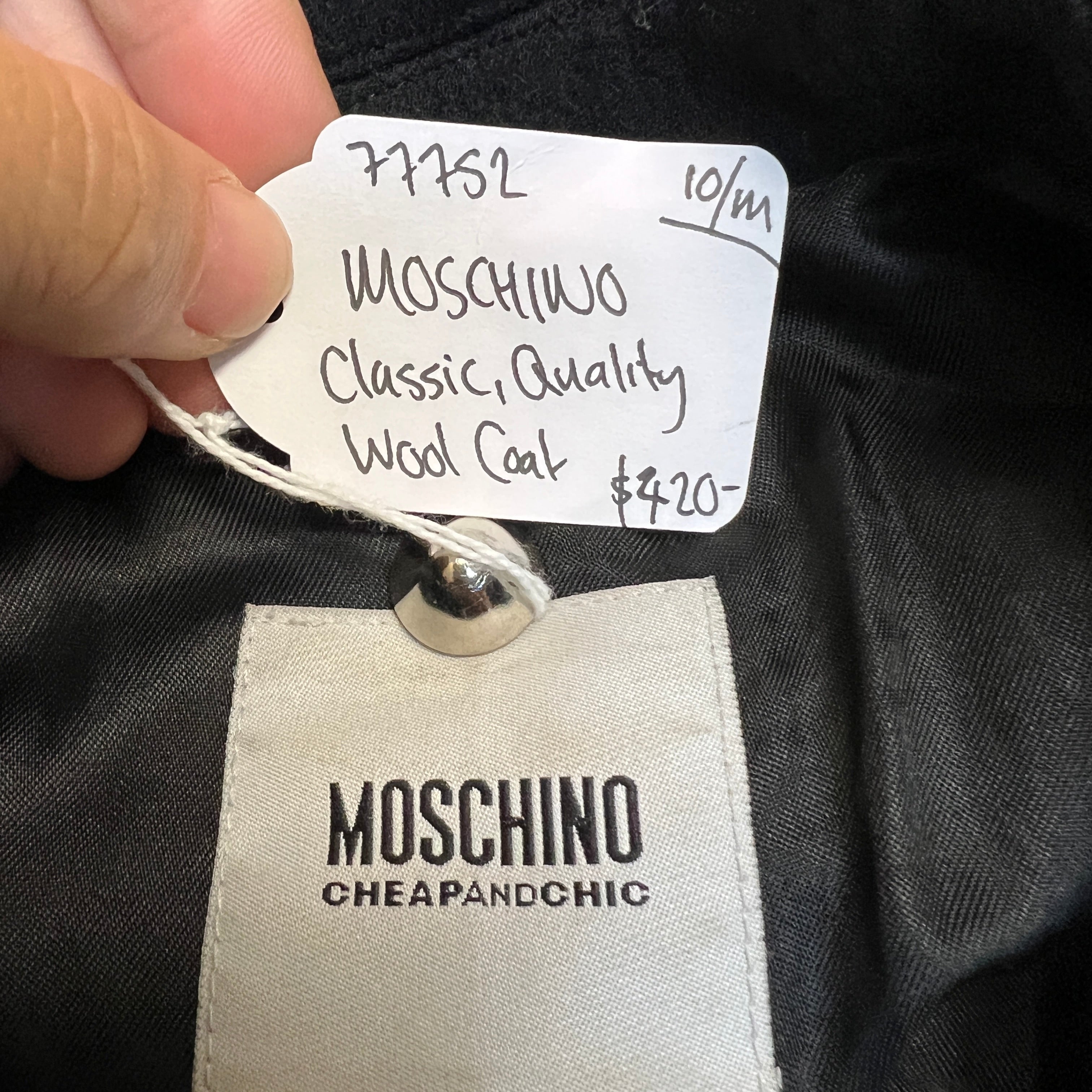 MOSCHINO wool coat