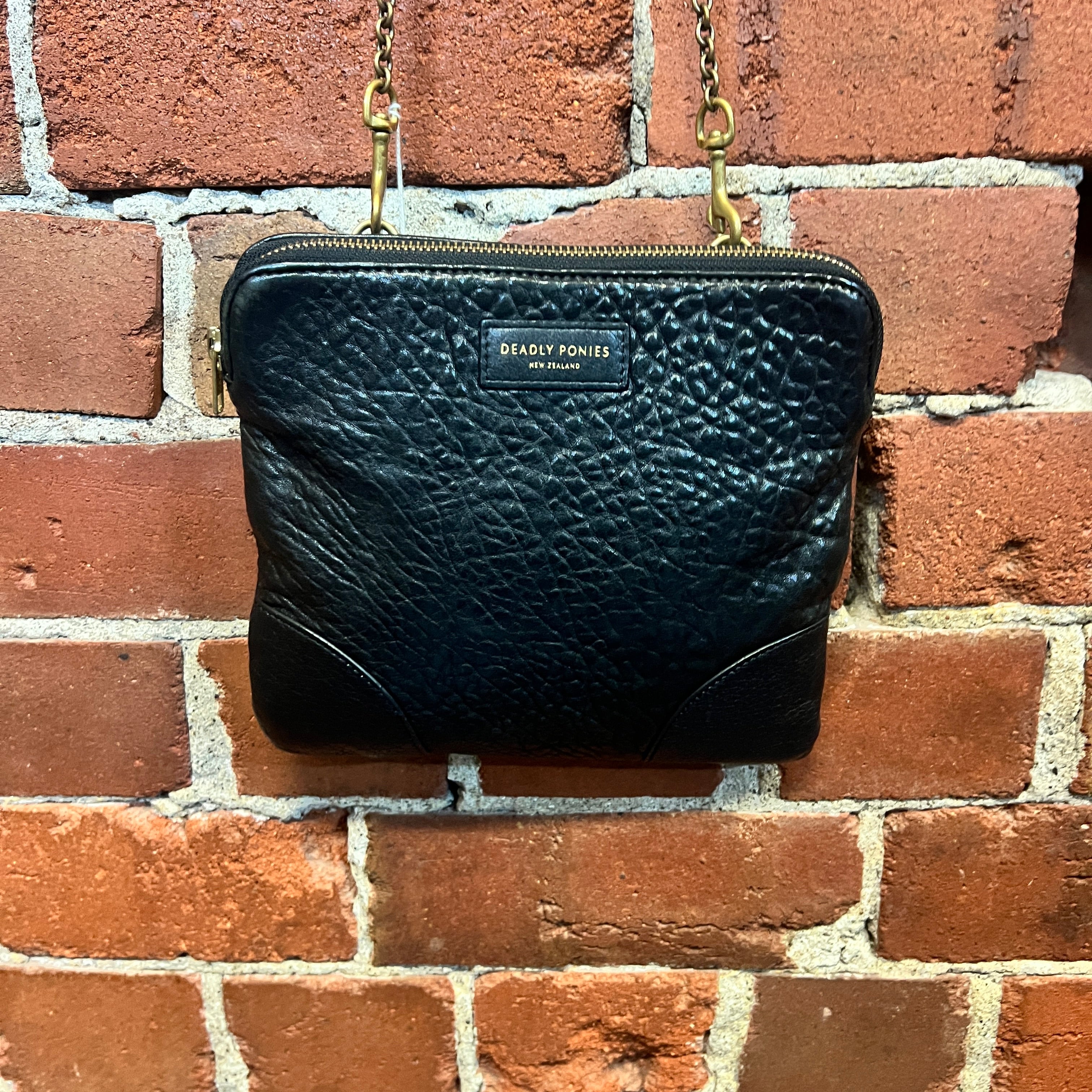 DEADLY PONIES leather bag