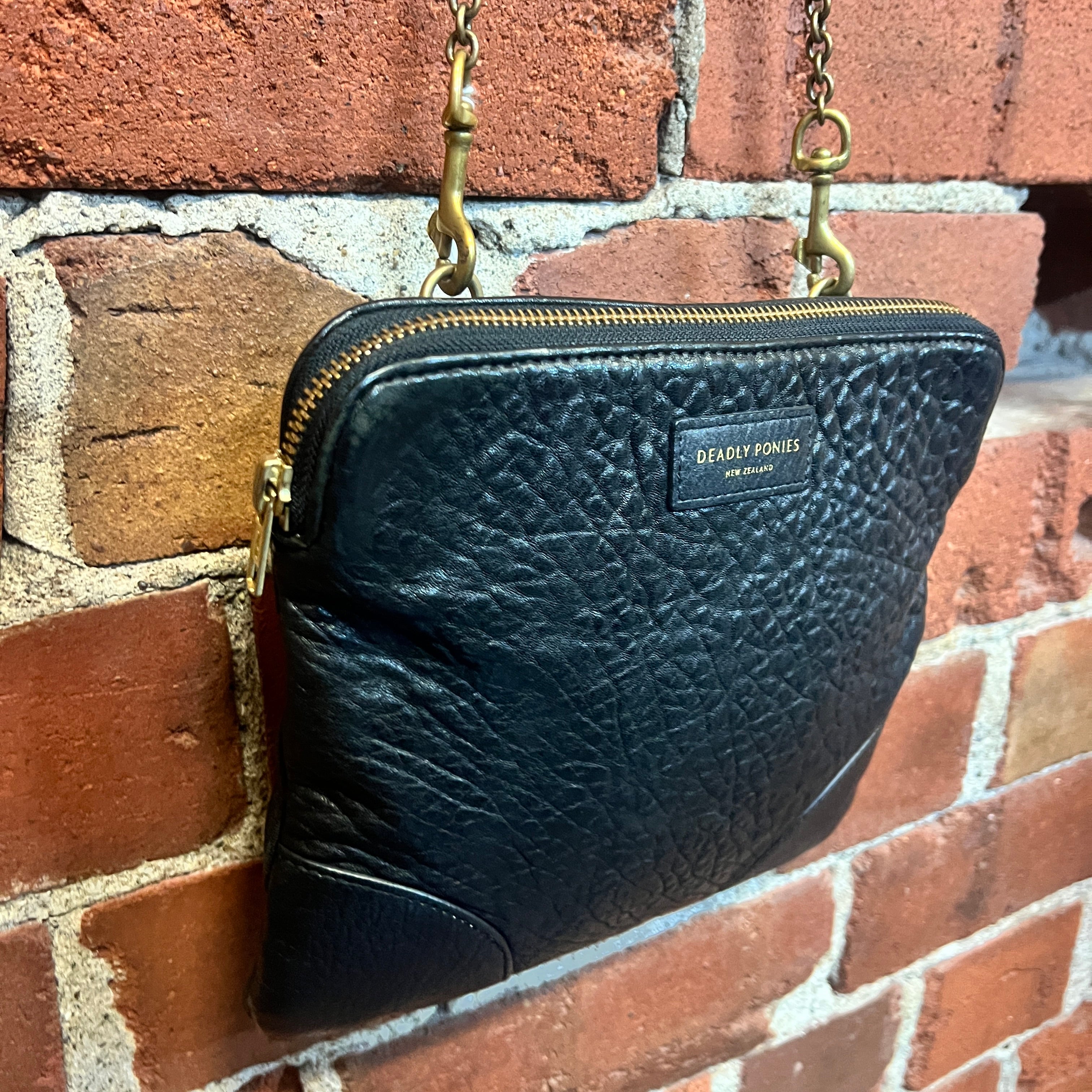 DEADLY PONIES leather bag