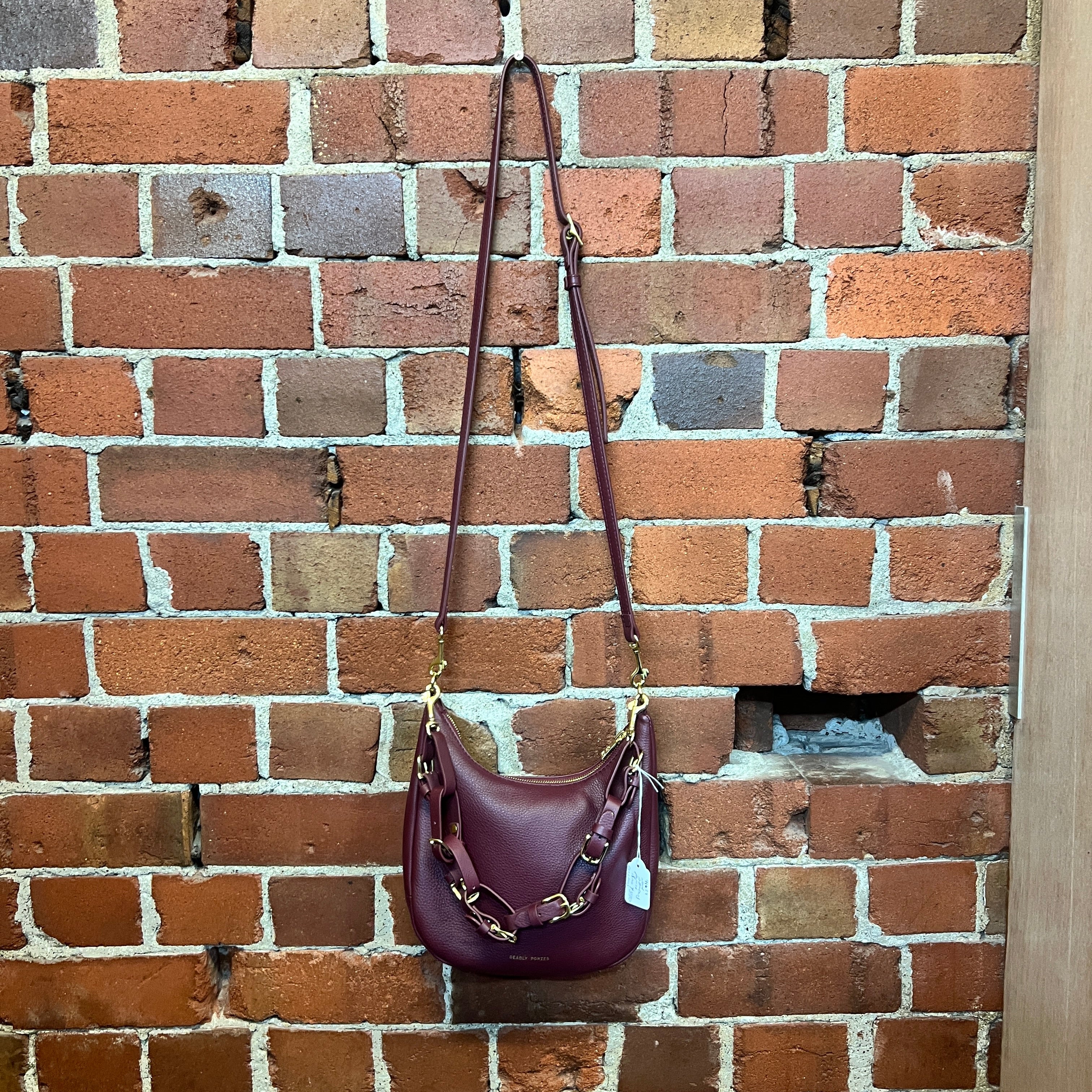 DEADLY PONIES leather handbag