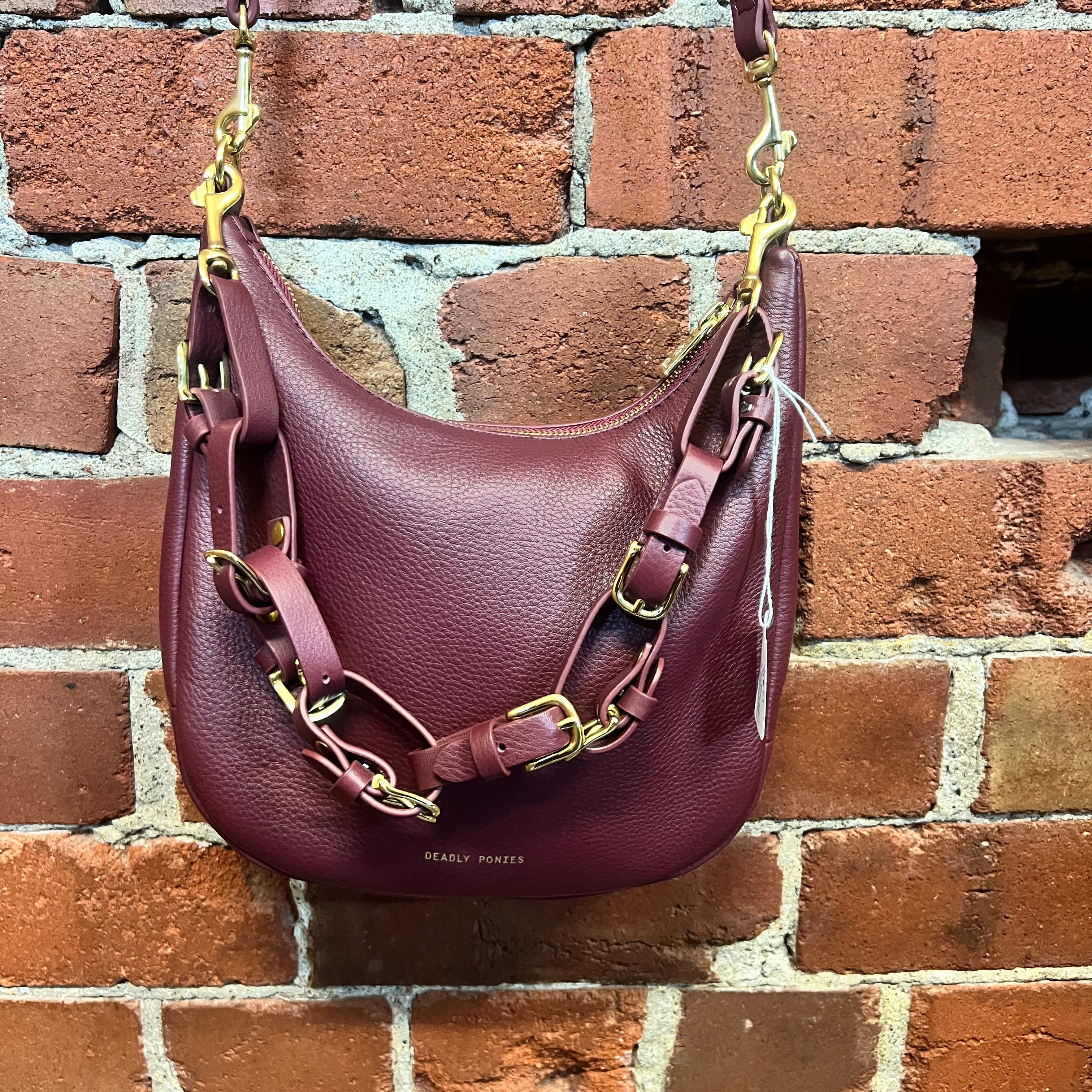 DEADLY PONIES leather handbag