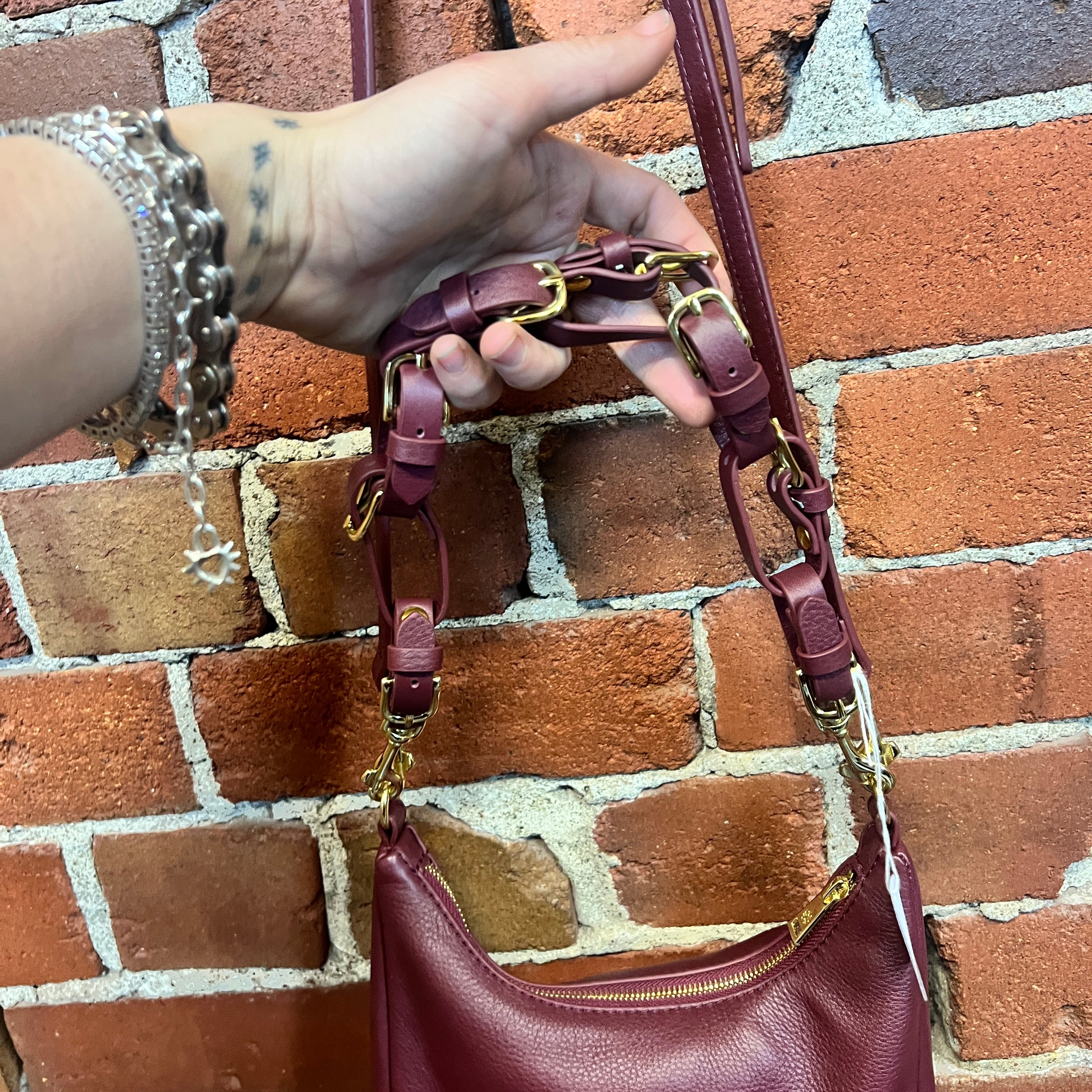 DEADLY PONIES leather handbag