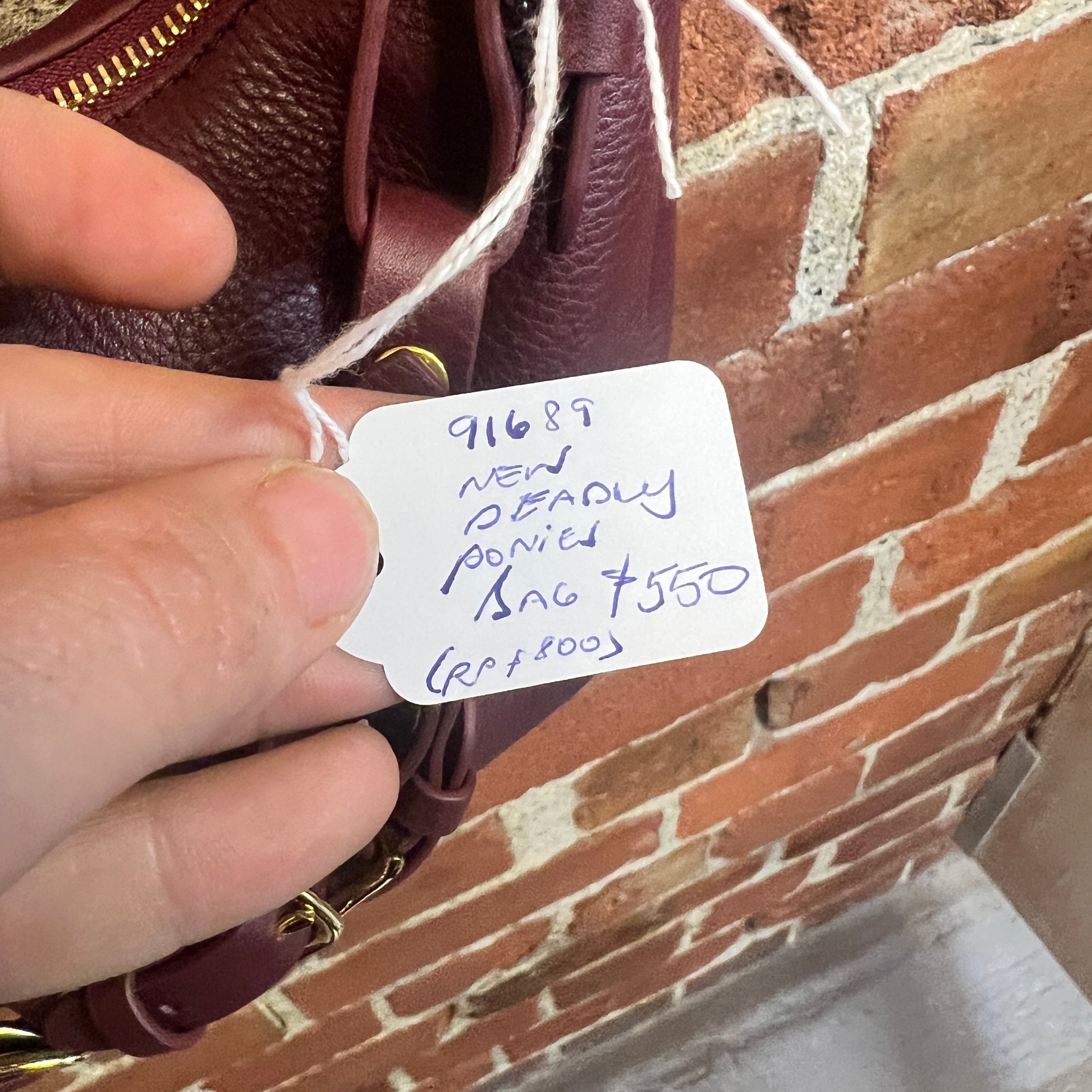 DEADLY PONIES leather handbag