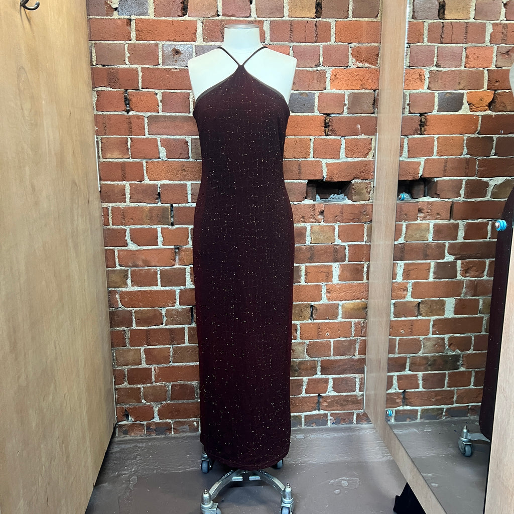 USA DESIGNER Y2K sparkle gown