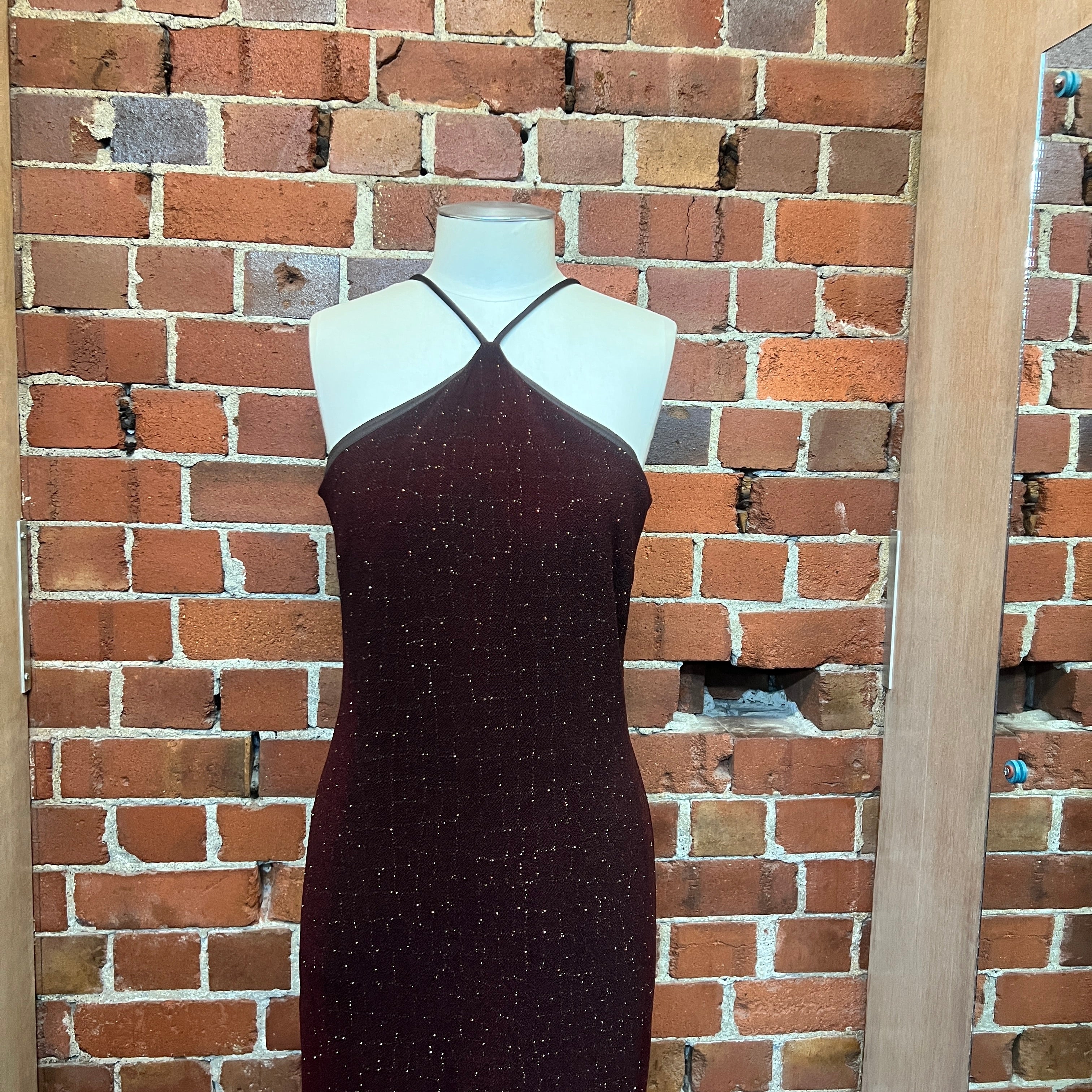 USA DESIGNER Y2K sparkle gown