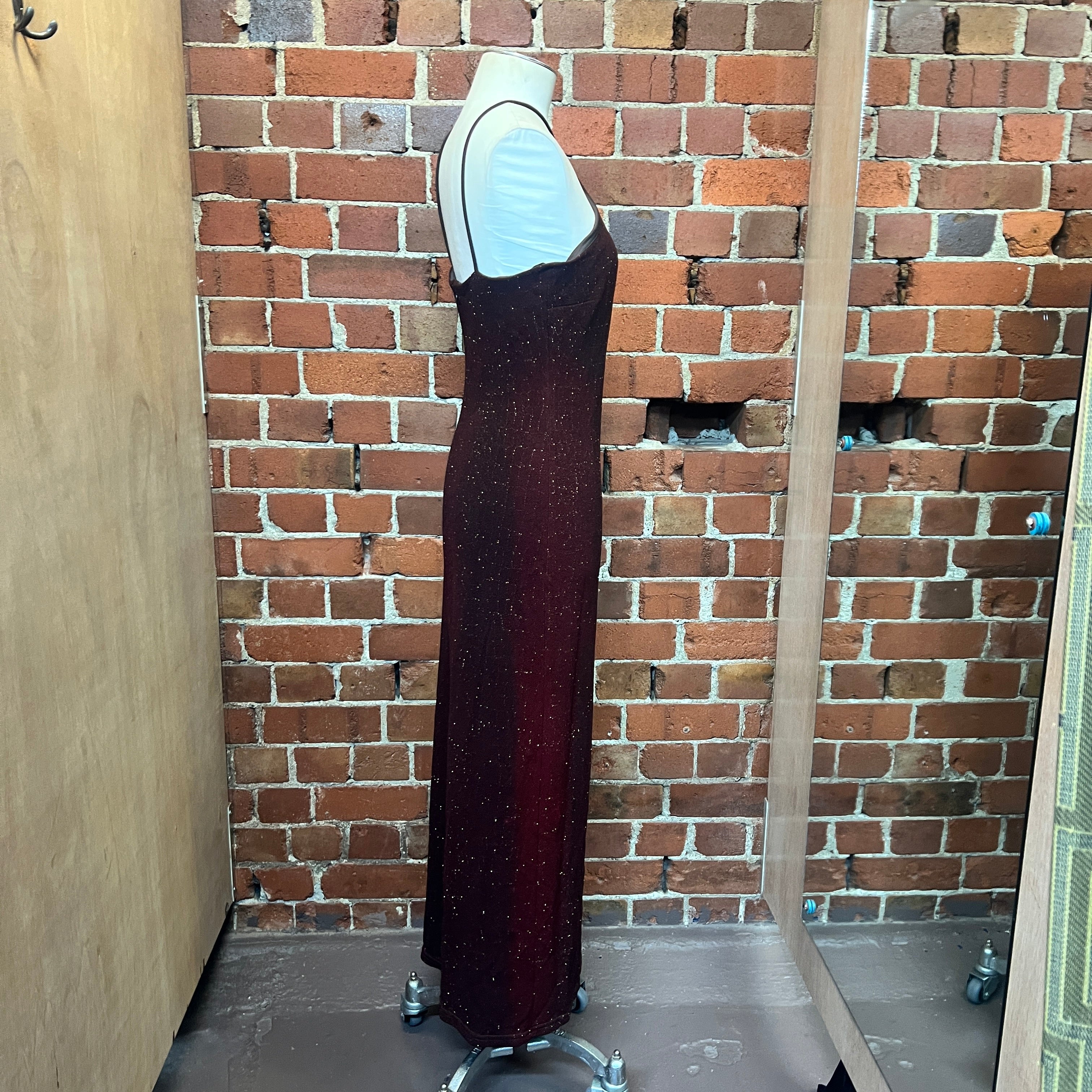 USA DESIGNER Y2K sparkle gown