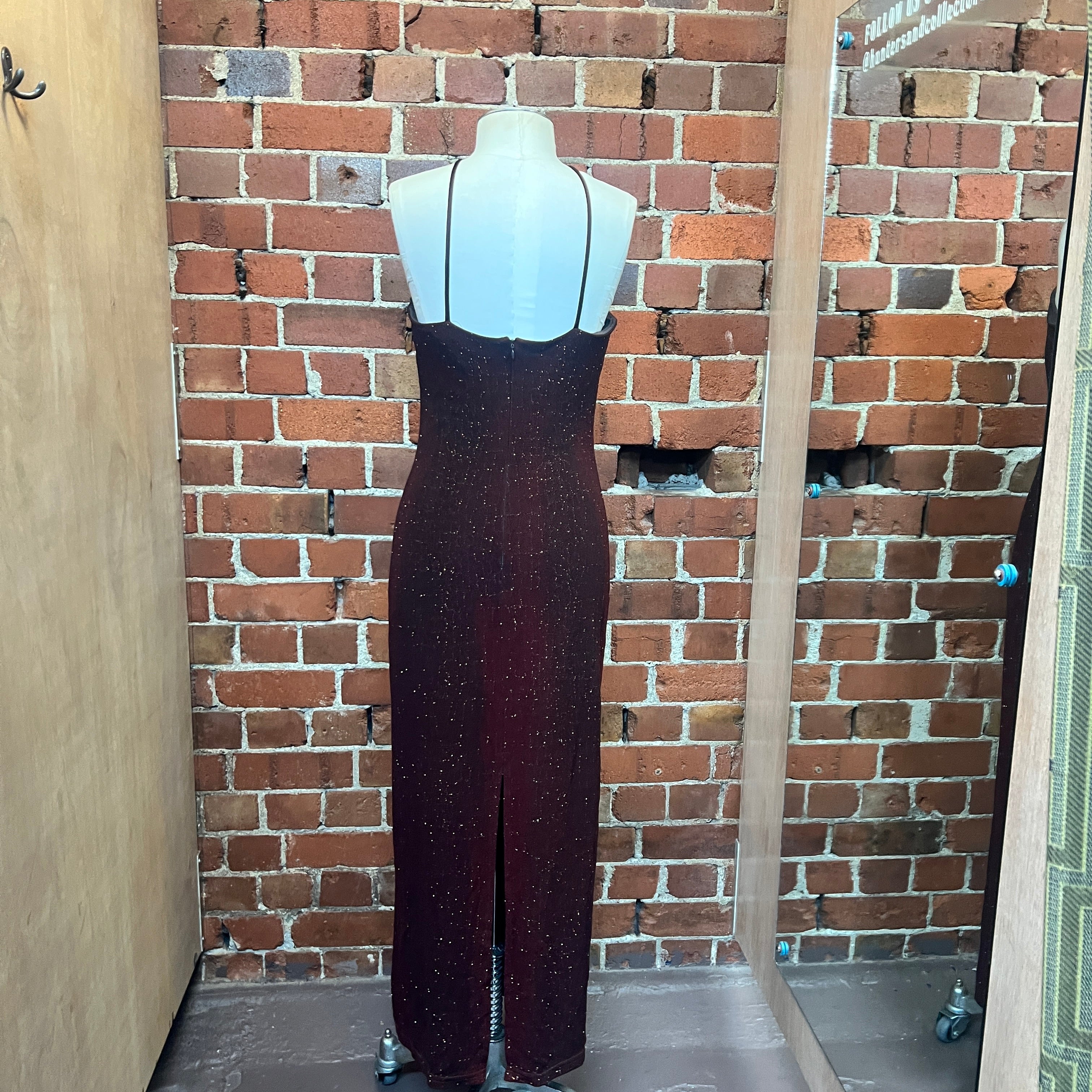 USA DESIGNER Y2K sparkle gown