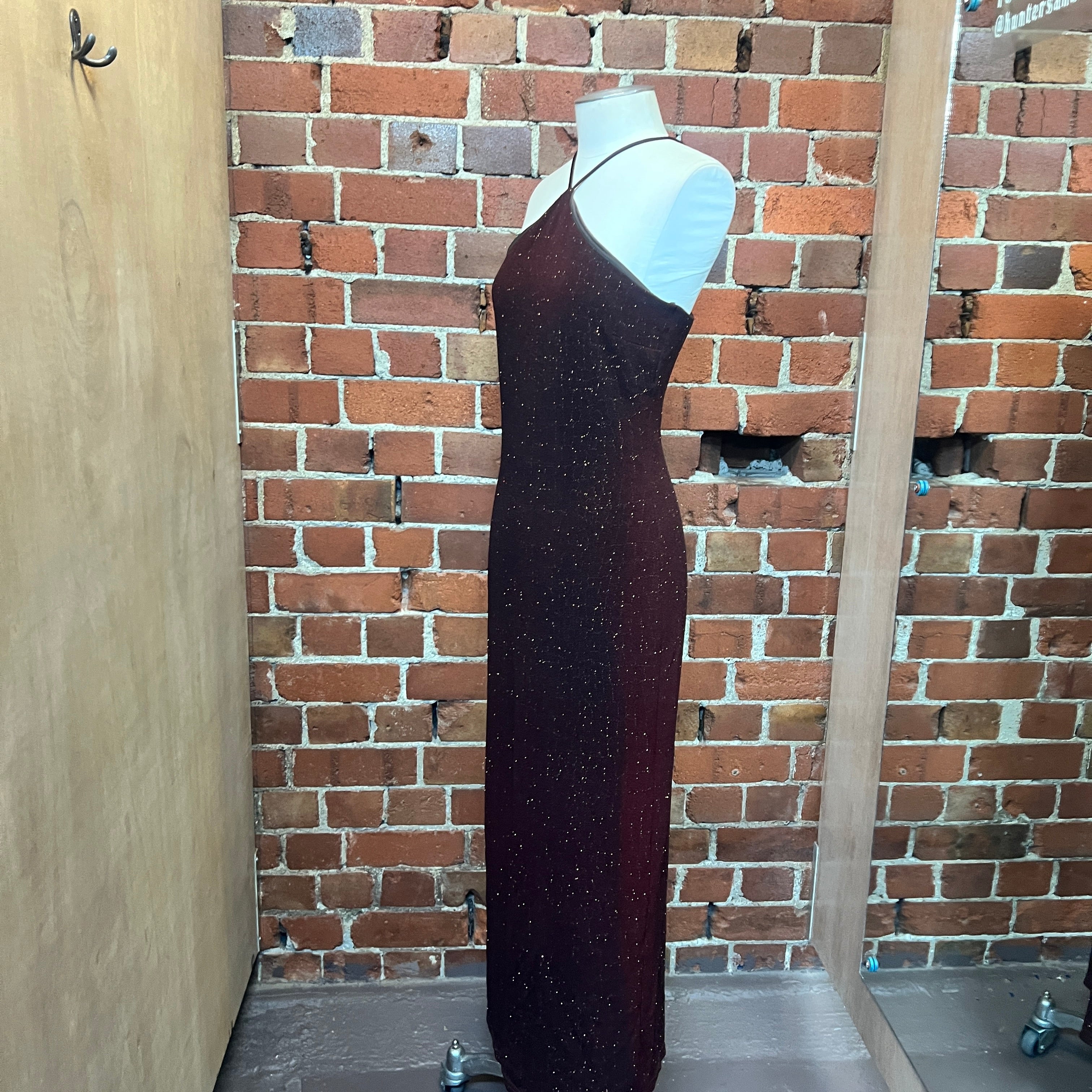 USA DESIGNER Y2K sparkle gown