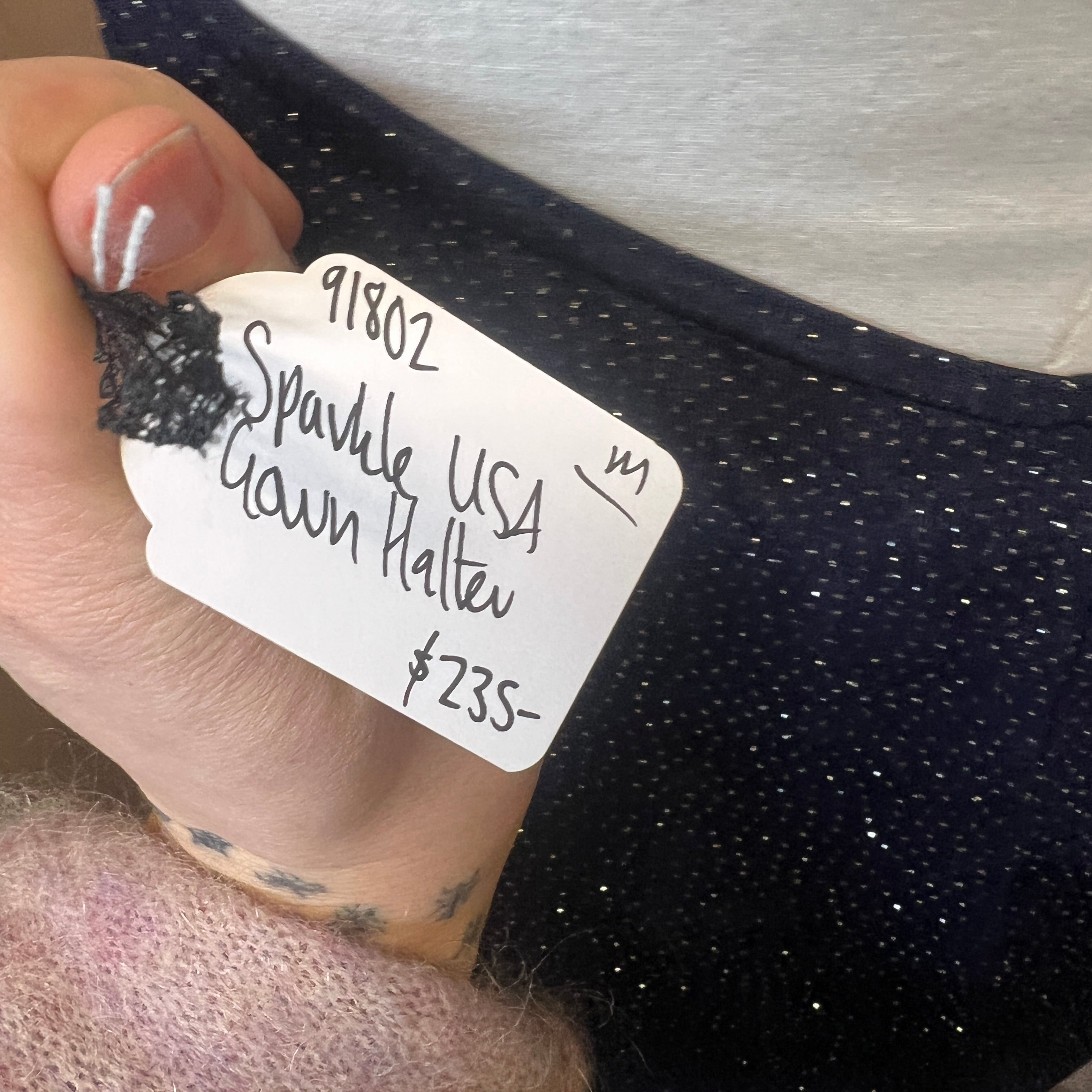 USA DESIGNER Y2K Sparkle gown